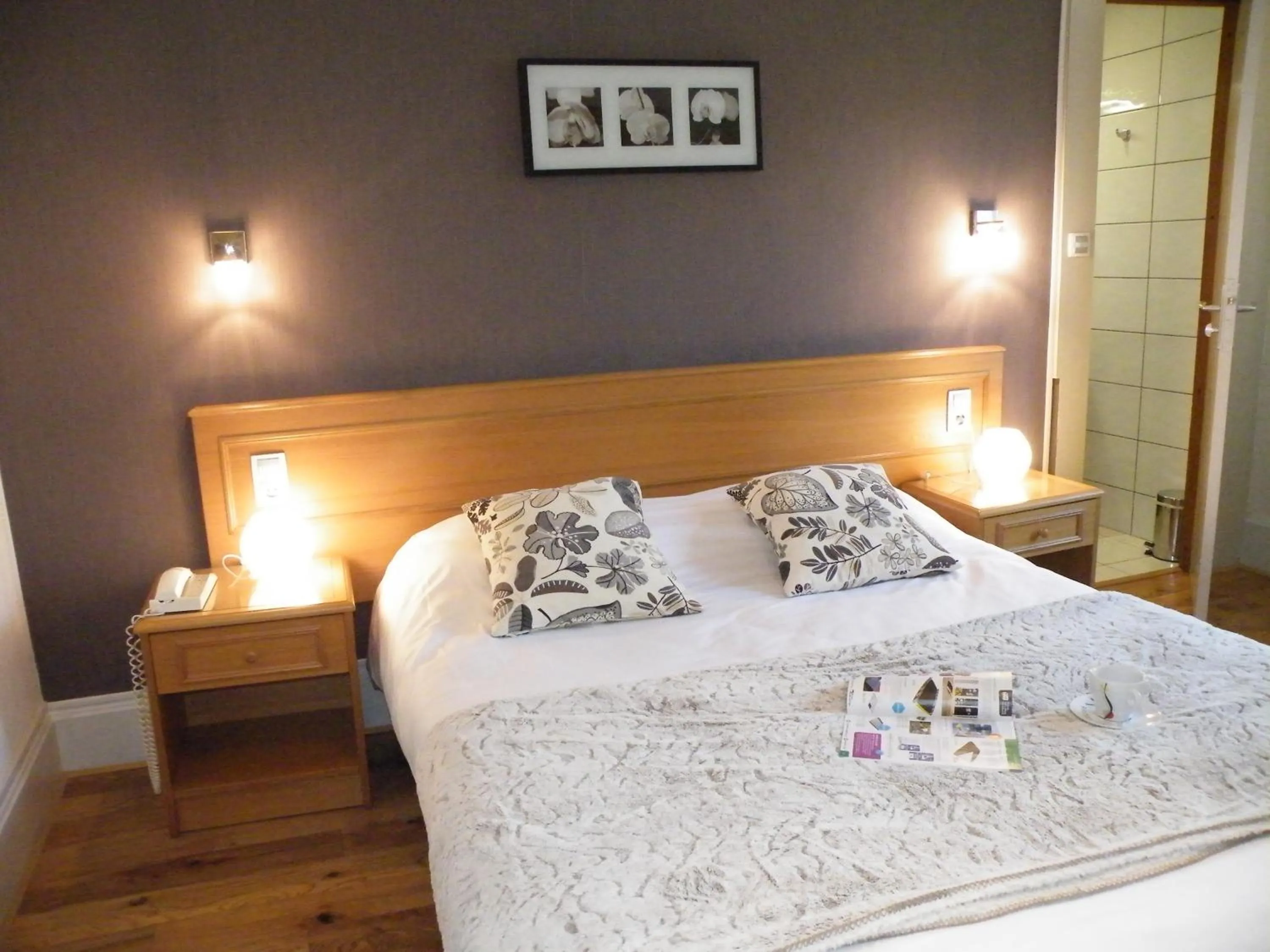 Bed in Brit Hotel Roanne - Le Grand Hôtel