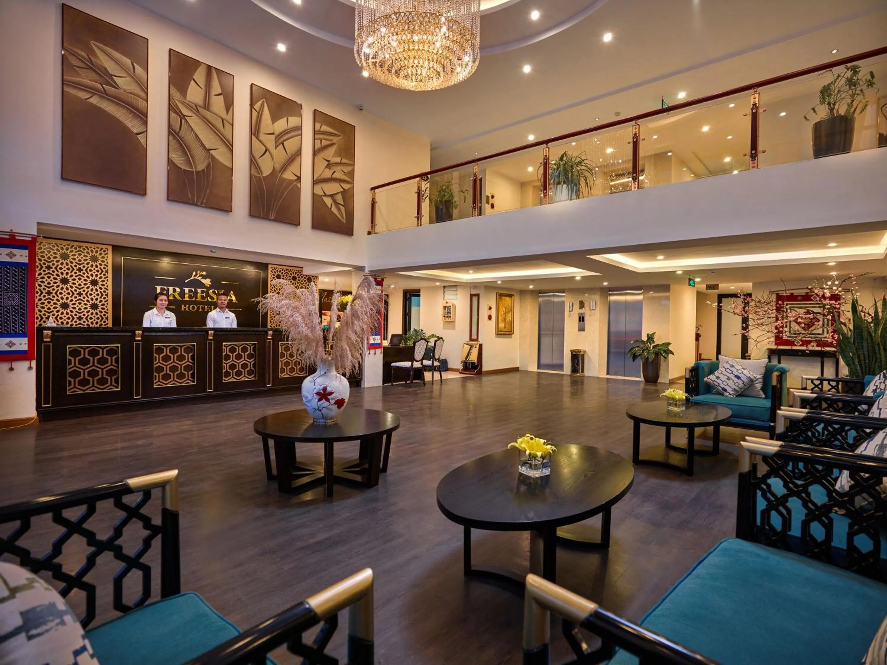 Lobby or reception in Sapa Freesia Hotel