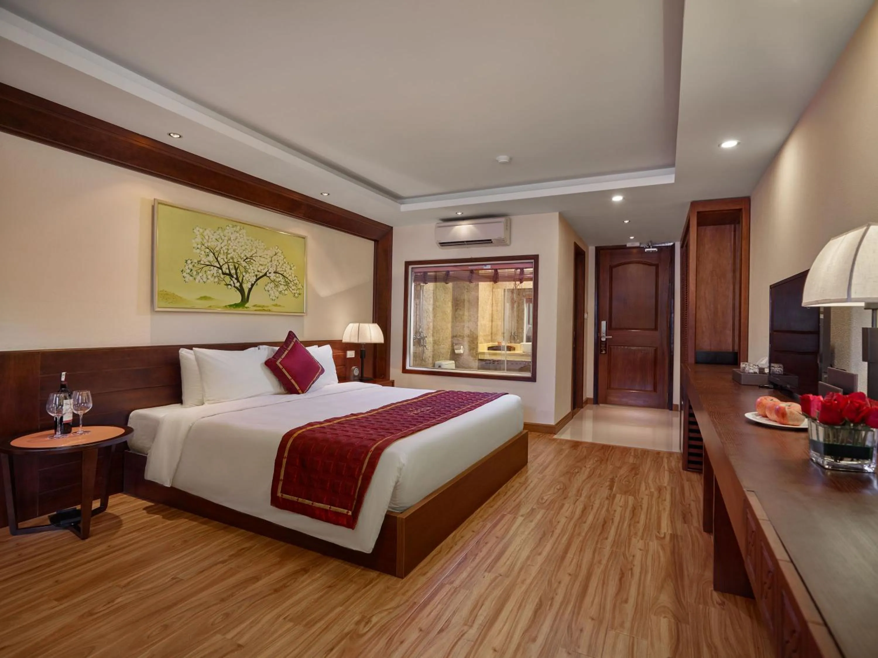 Mountain view, Bed in Sapa Freesia Hotel