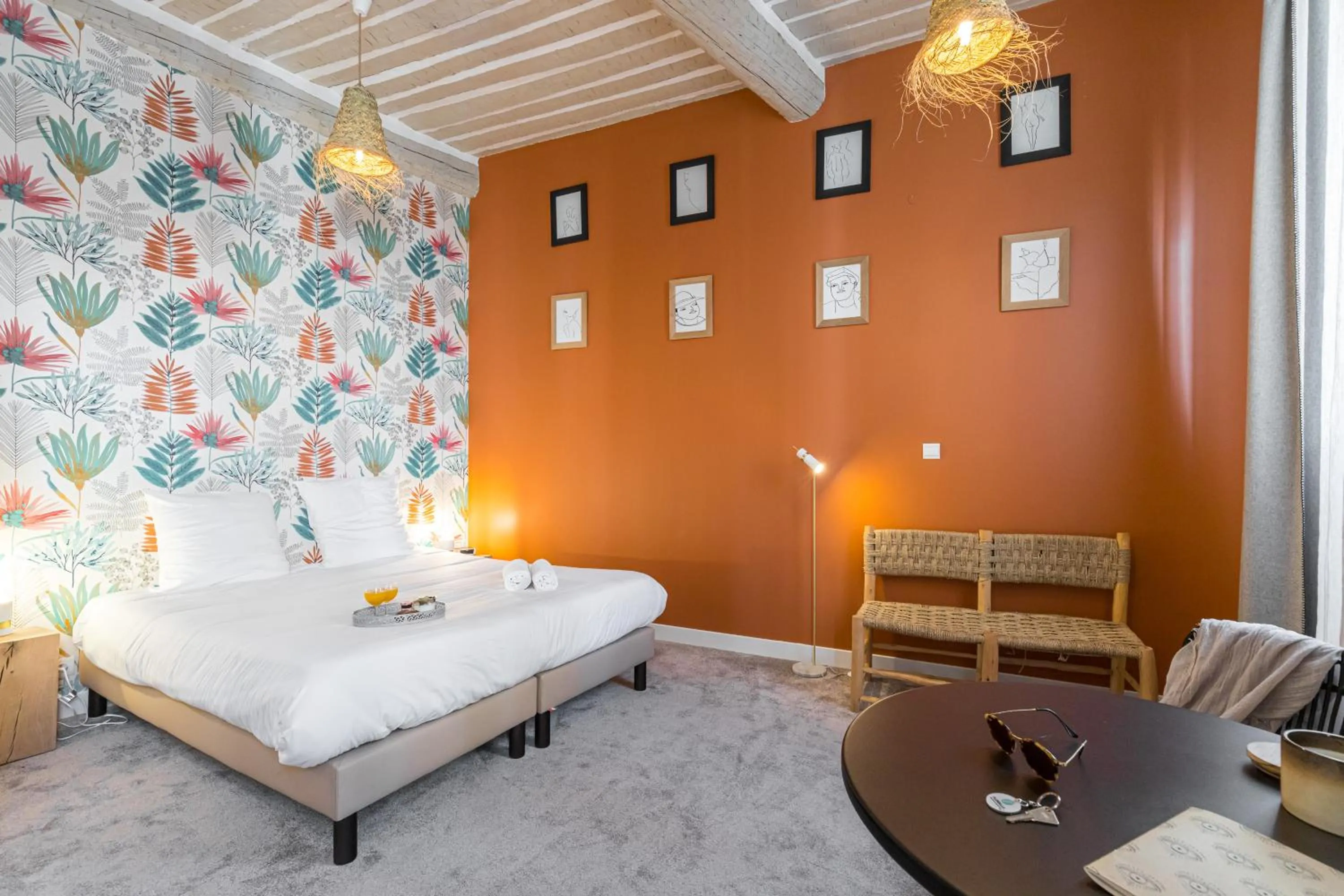 Bedroom, Bed in Florella Maréchal Joffre