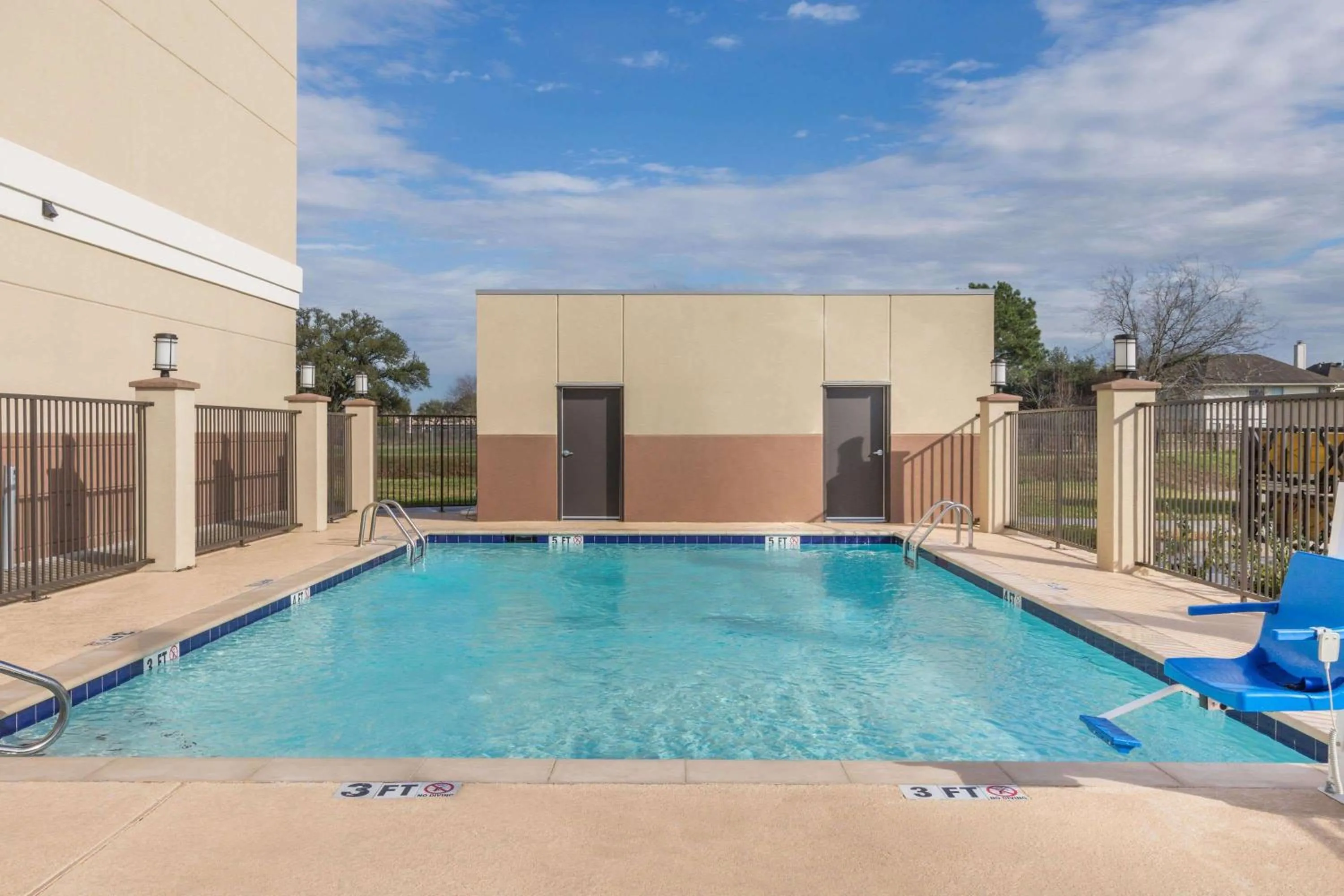 Pool view in Days Inn & Suites by Wyndham Houston NW Cypress