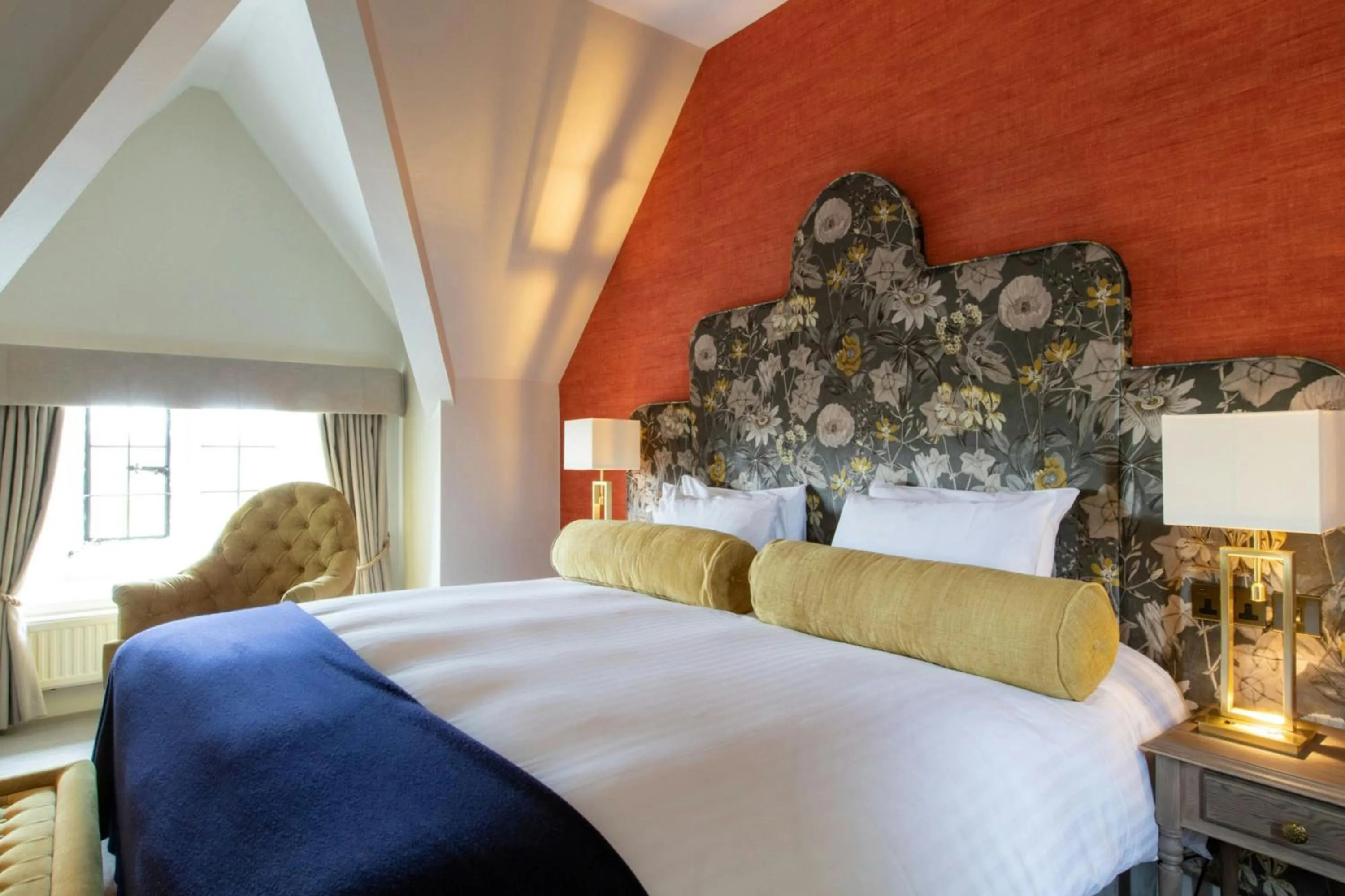 Bedroom, Bed in Billesley Manor Hotel & Spa, a Tribute Portfolio Hotel