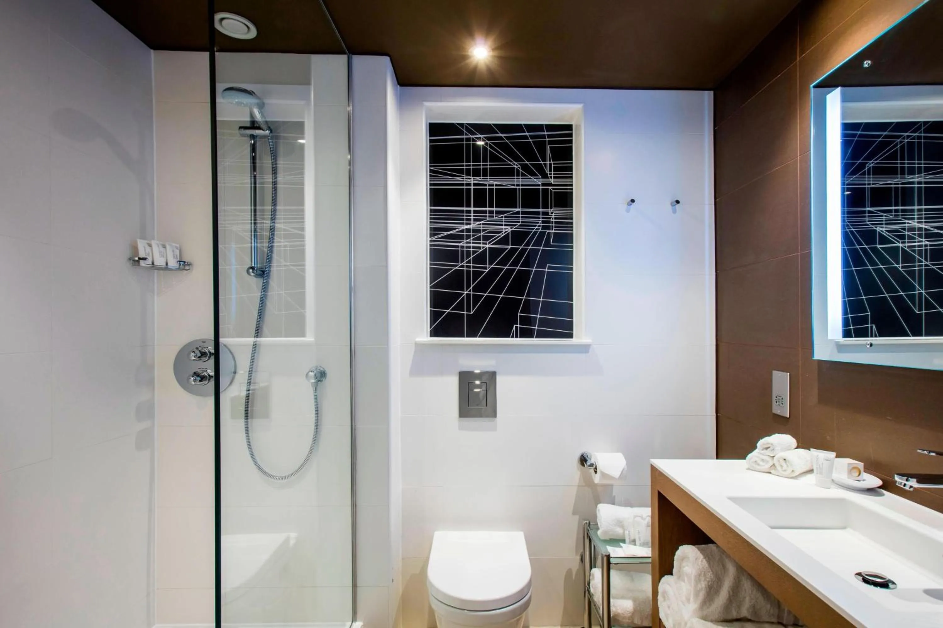 Bathroom in AC Hotel by Marriott Birmingham