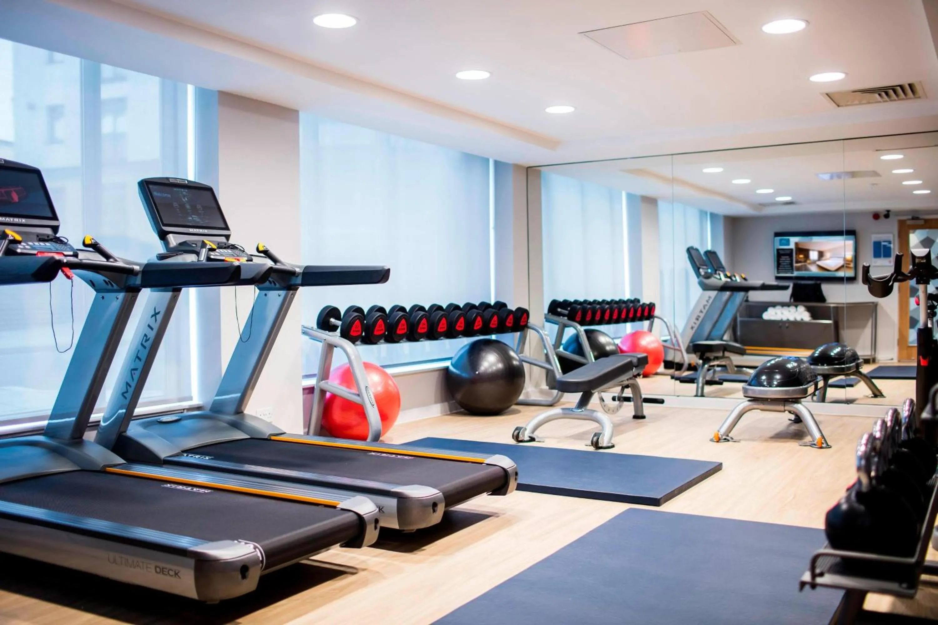 Fitness centre/facilities in AC Hotel by Marriott Birmingham