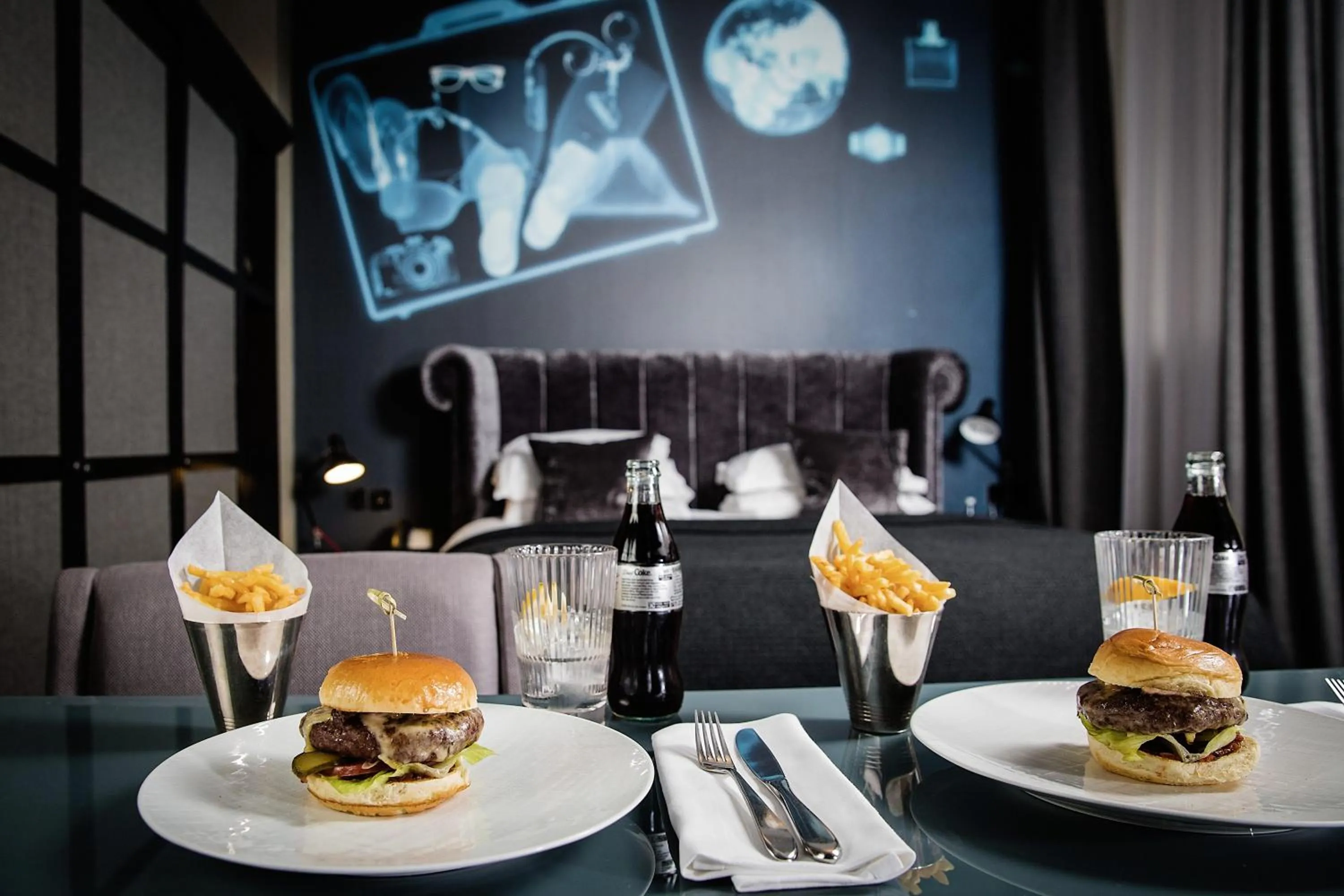 Food and drinks in Malmaison Glasgow