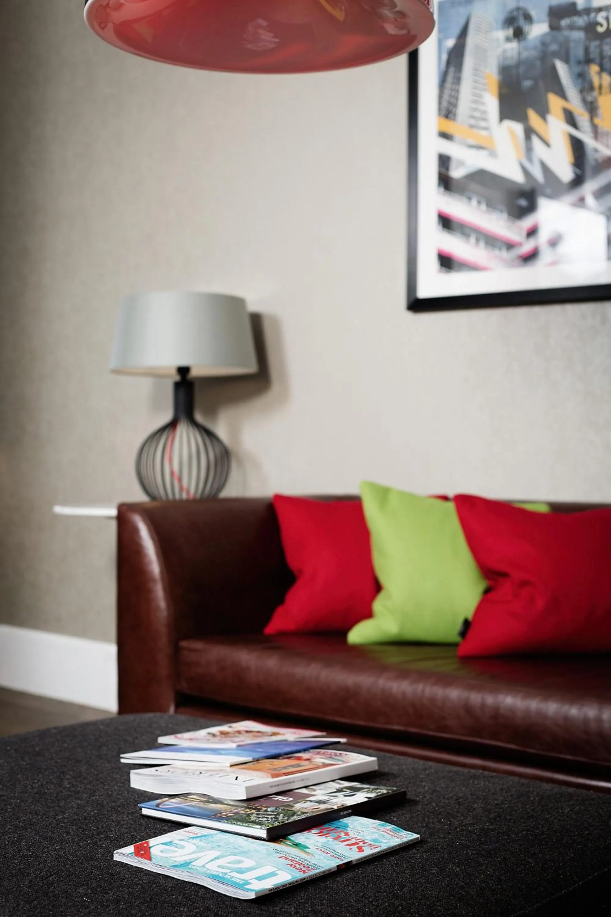 Seating area in Malmaison Glasgow