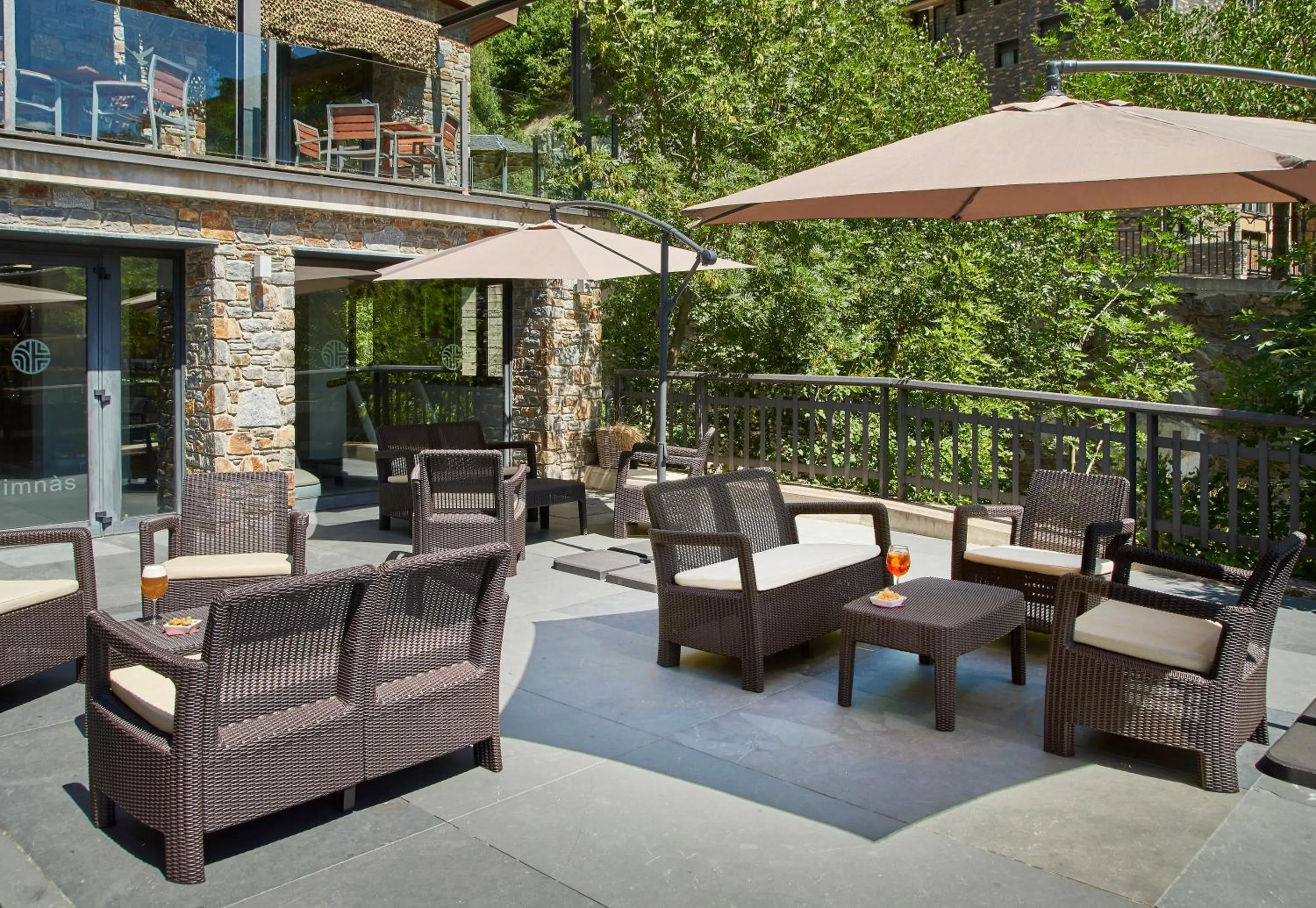 Balcony/Terrace in NH Collection Andorra Palomé