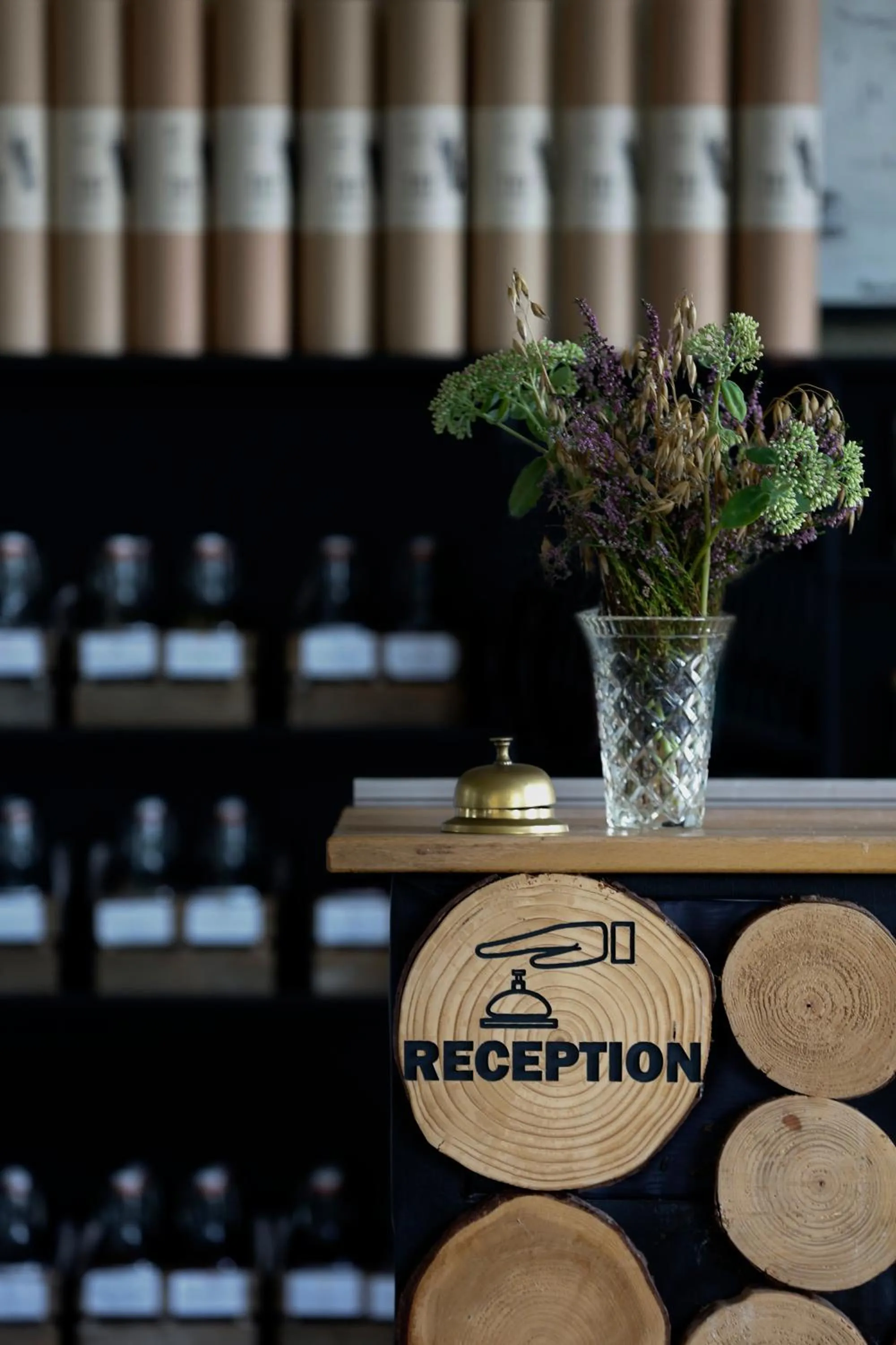 Lobby or reception in Stenbjerg Kro & Badehotel