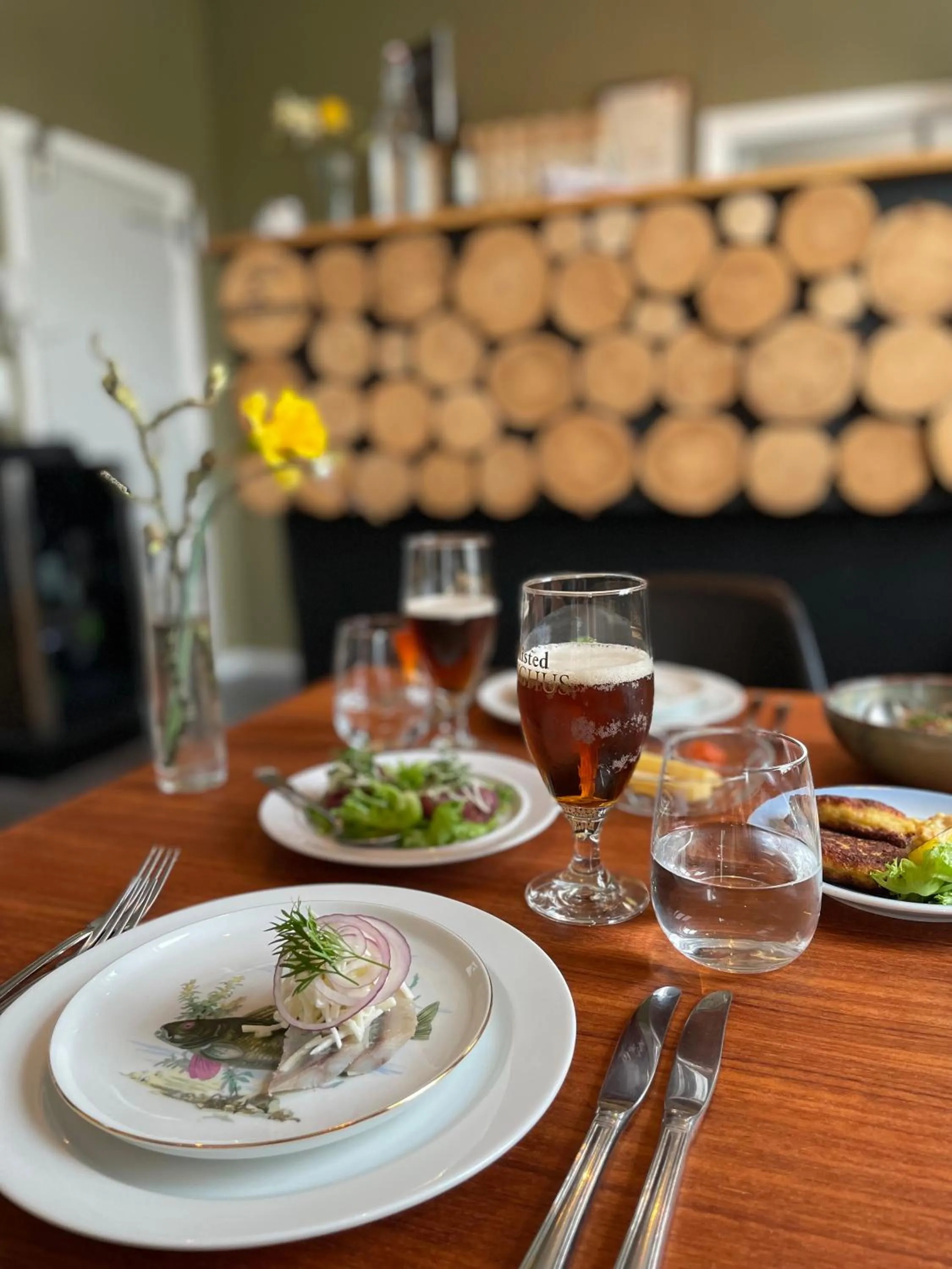 Food and drinks in Stenbjerg Kro & Badehotel