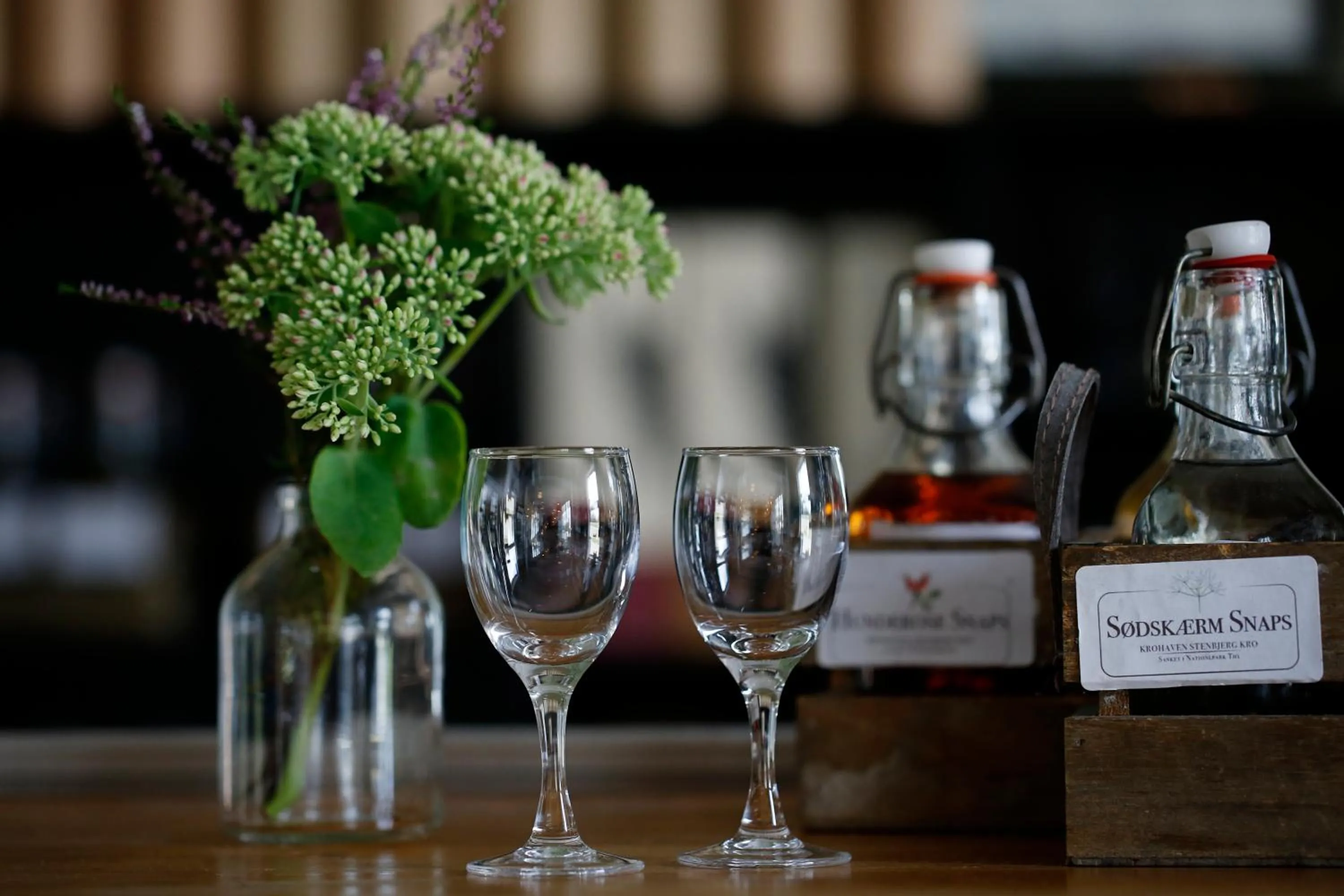 Alcoholic drinks in Stenbjerg Kro & Badehotel