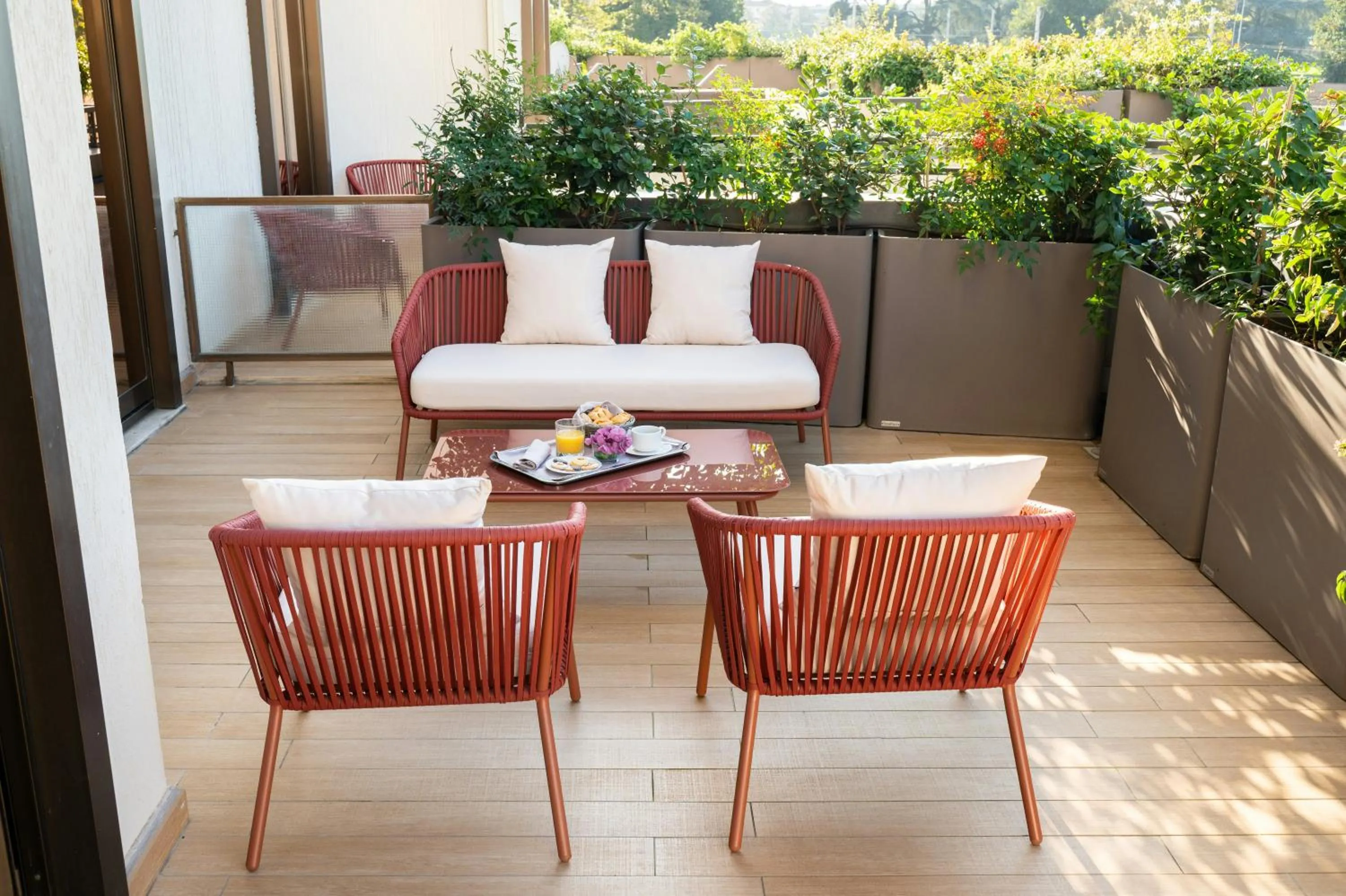 Balcony/Terrace in Starhotels Michelangelo Florence