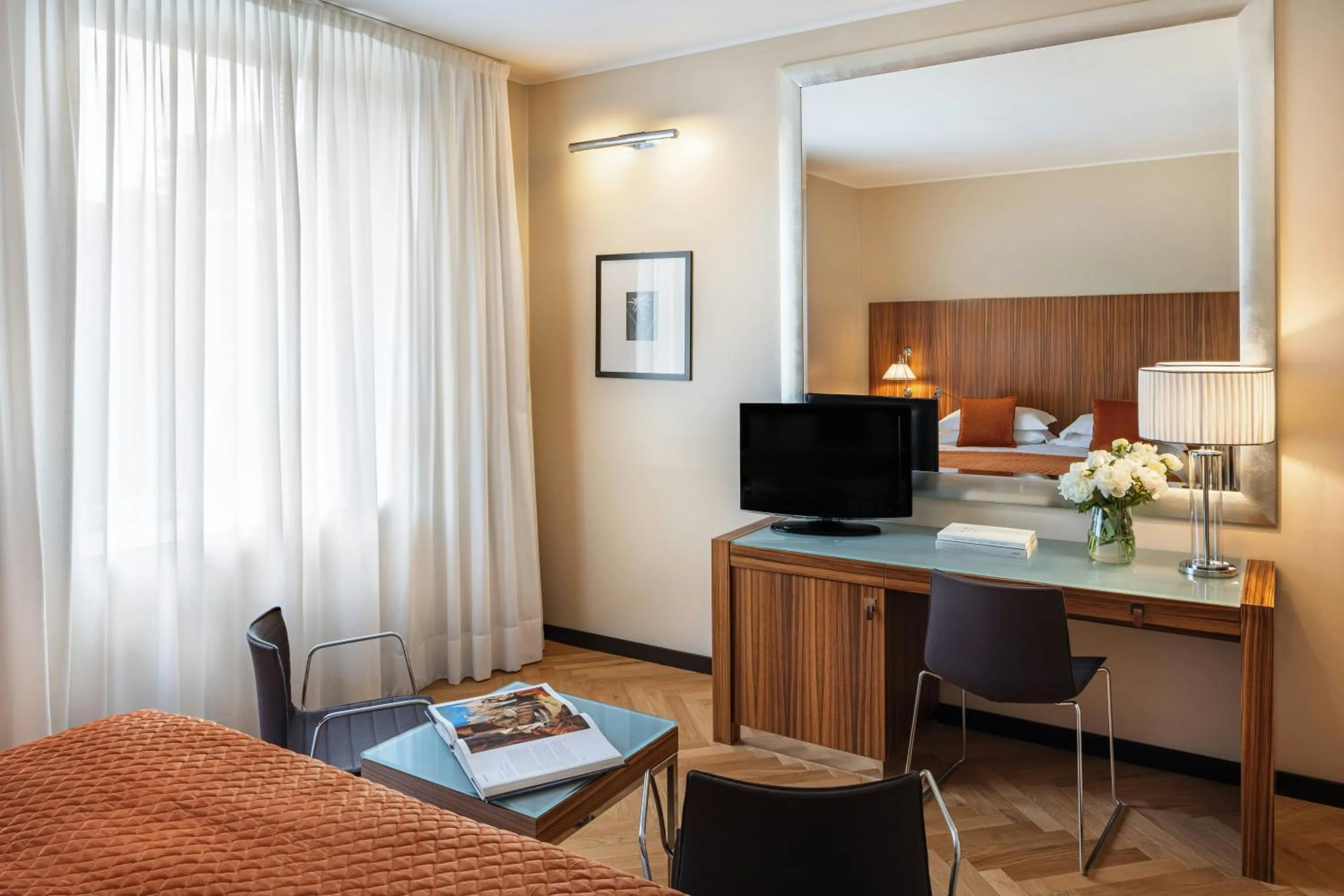 Bedroom, Bed in Starhotels Anderson