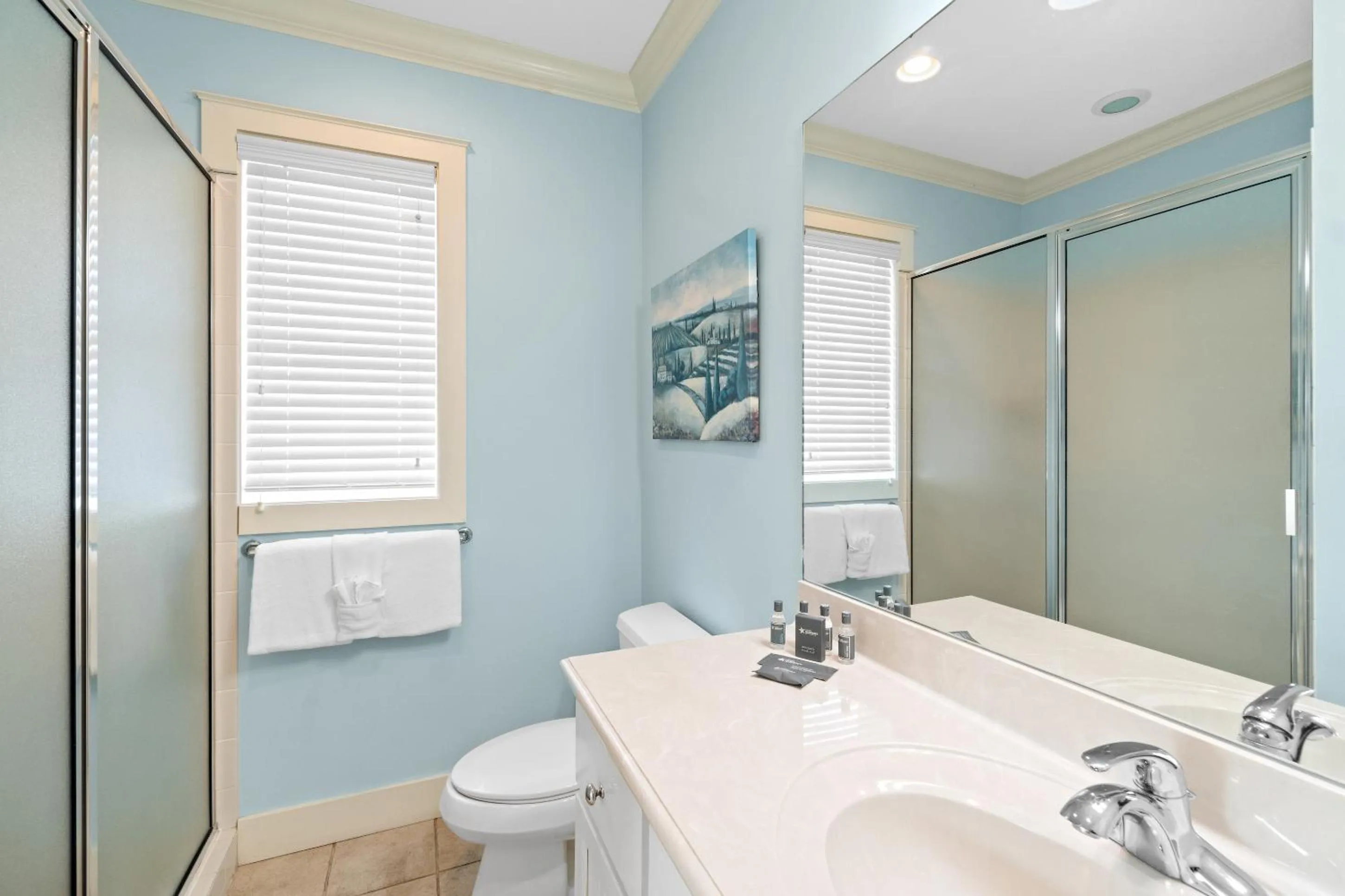 Shower in La Valencia Villas