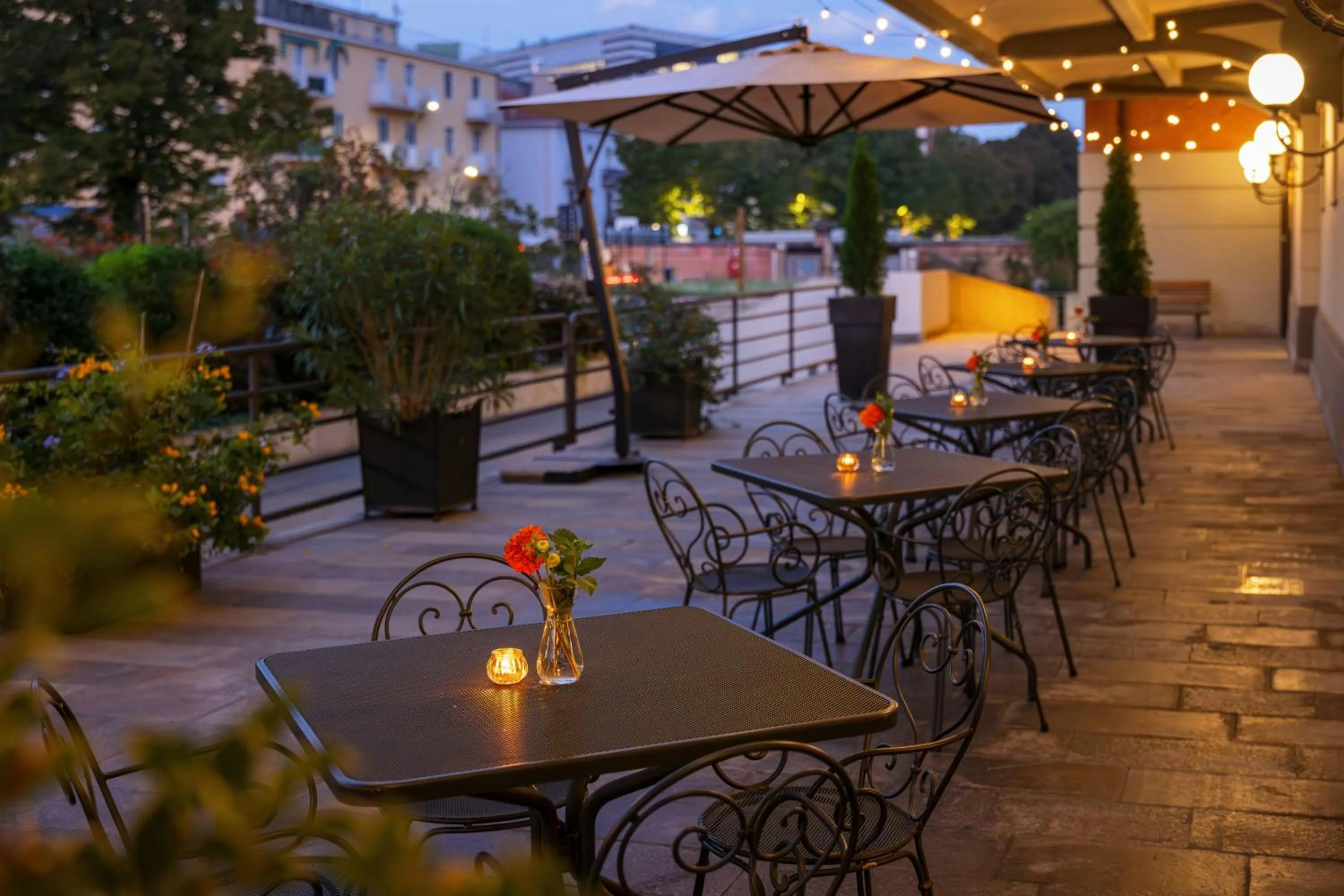 Balcony/Terrace in Starhotels Du Parc