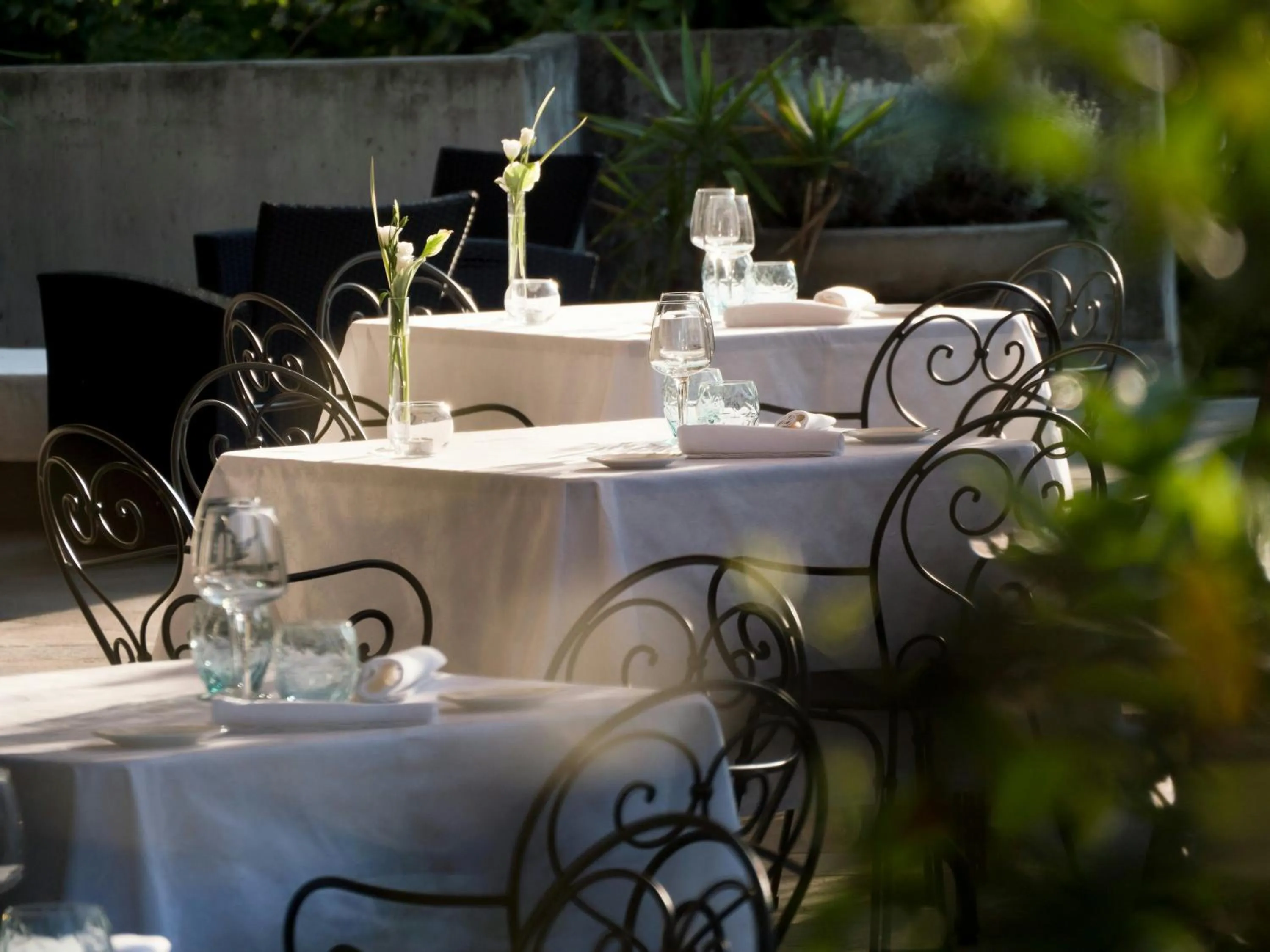 Inner courtyard view in Starhotels Du Parc