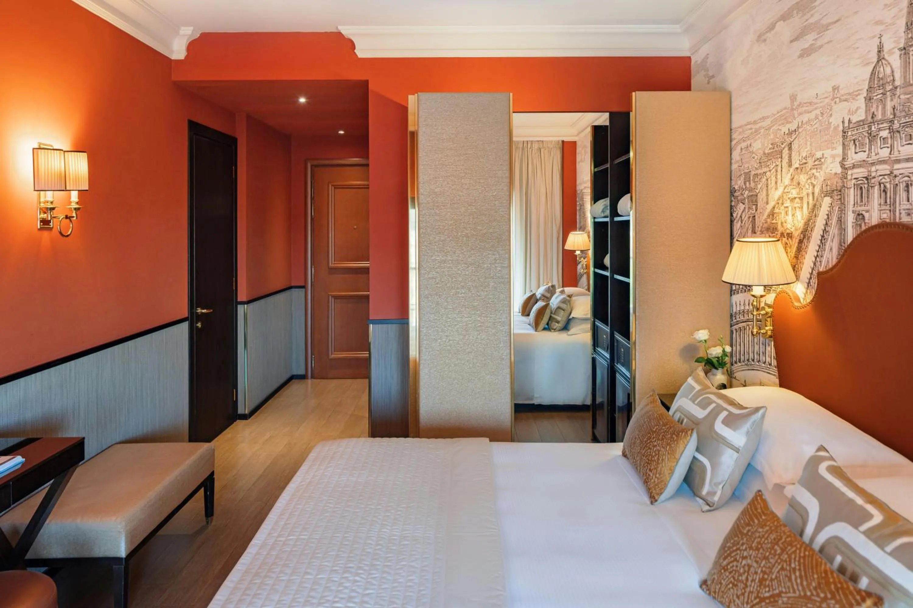 Photo of the whole room, Bed in Starhotels Michelangelo Rome