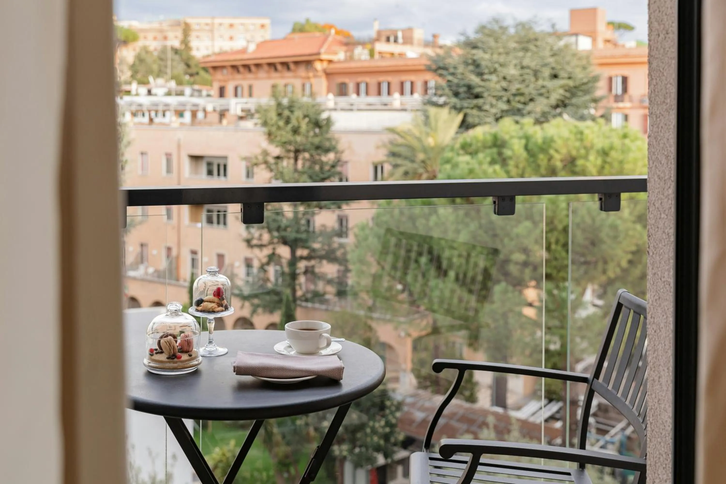 Balcony/Terrace in Starhotels Michelangelo Rome