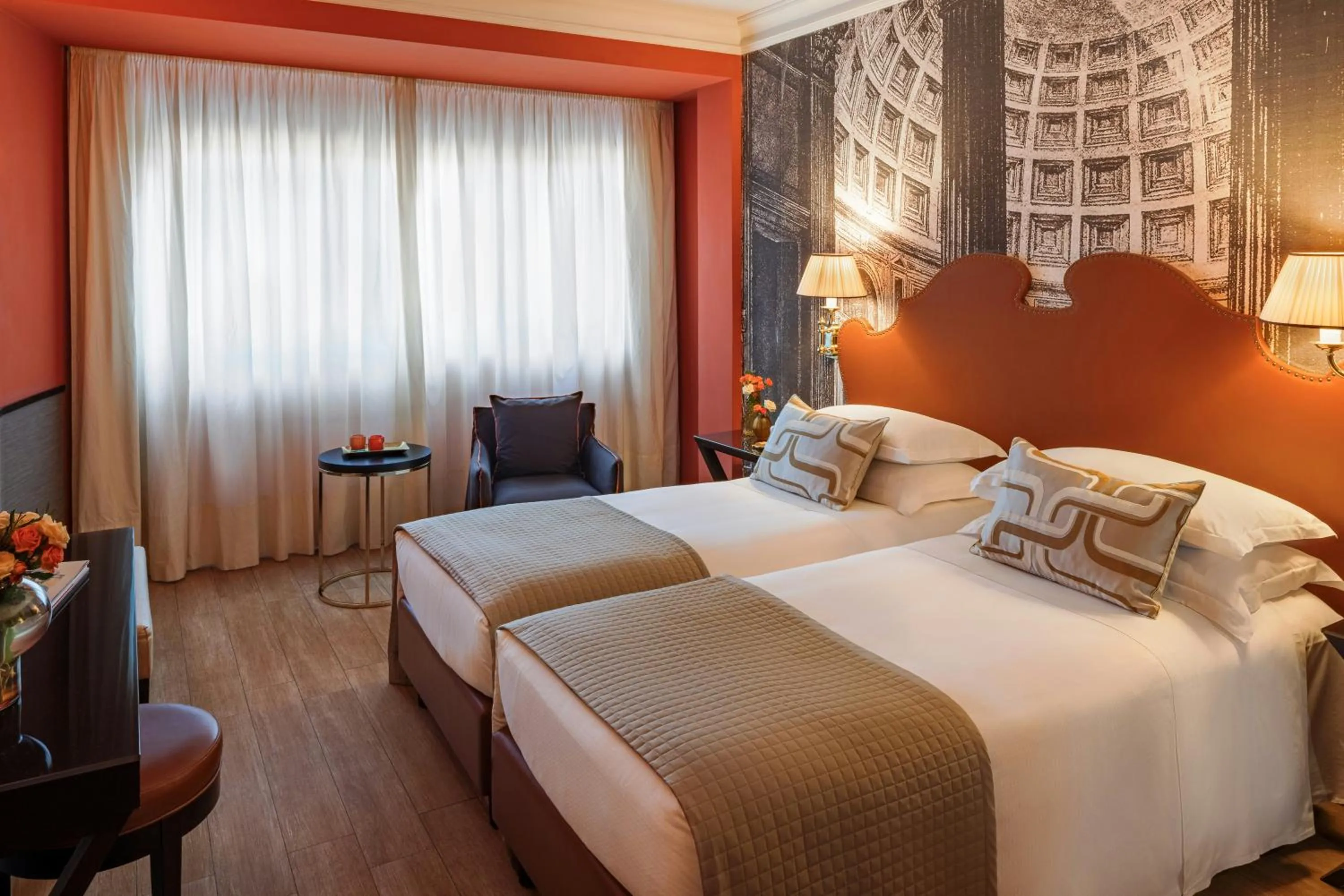 Photo of the whole room, Bed in Starhotels Michelangelo Rome