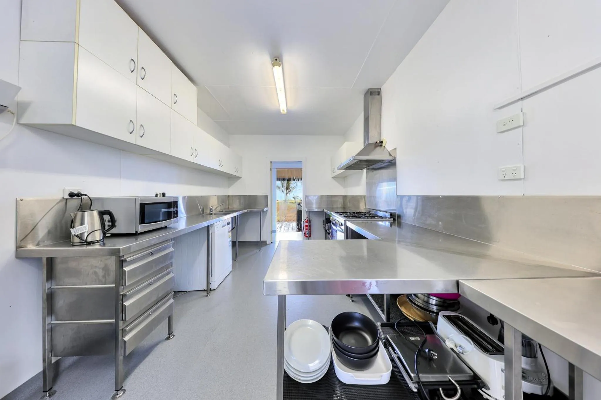 Communal kitchen in Skippers at Dundee