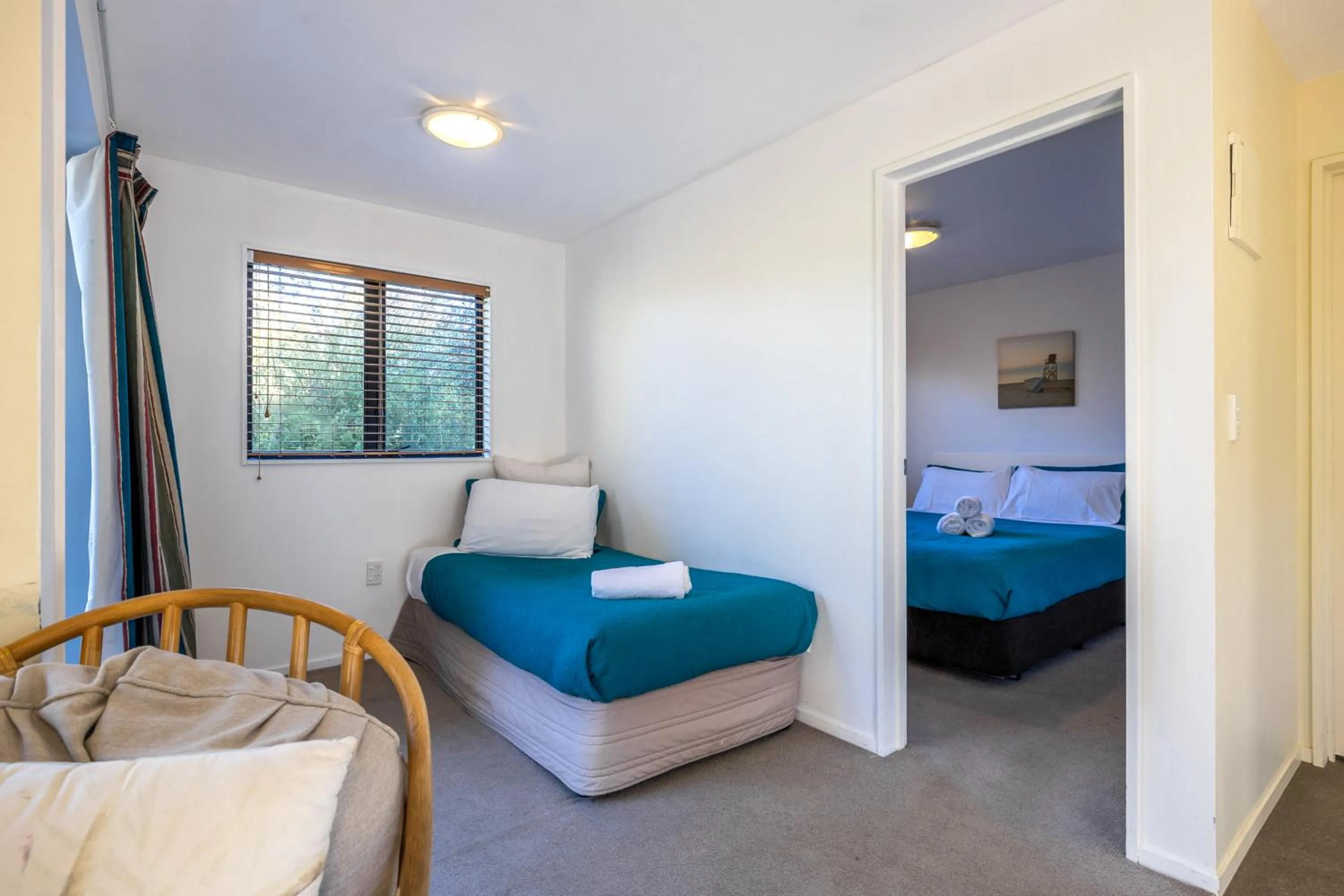 Bed in Waiheke Island Motel