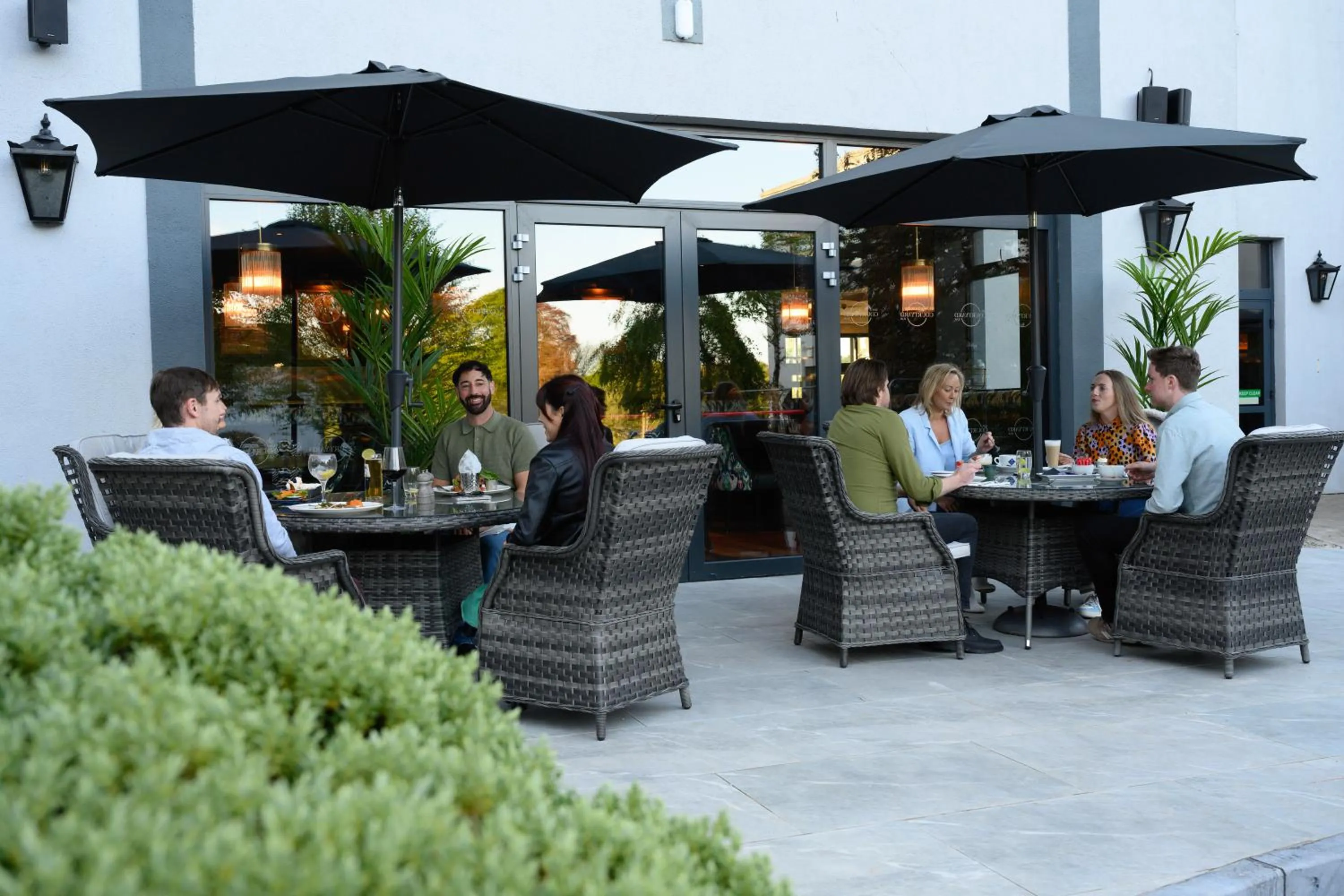 Inner courtyard view in Newtown Park Hotel