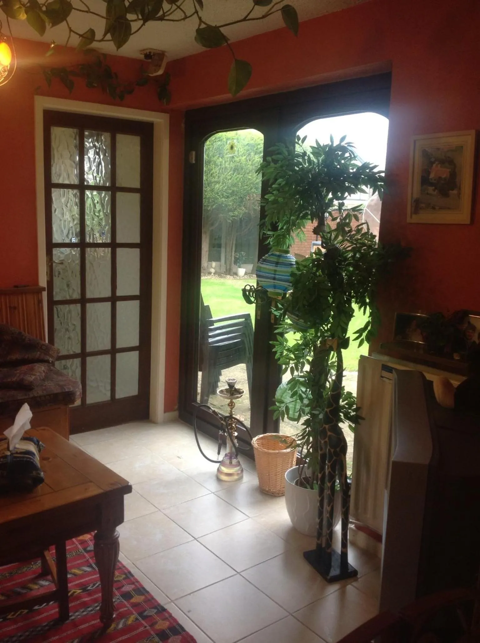 Seating area in The Cedars House B&B