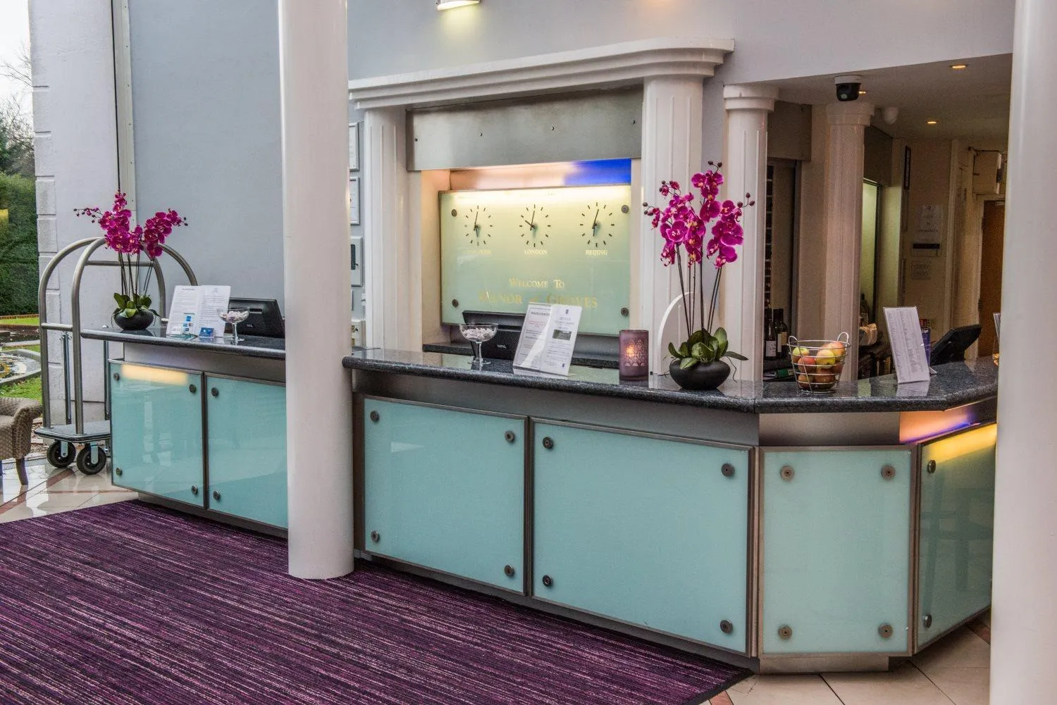 Lobby or reception in Manor Of Groves Hotel, Golf & Health Club