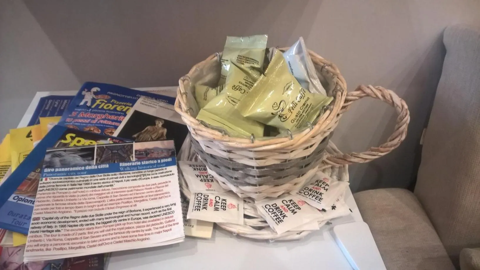 Italian breakfast in B&B Simy