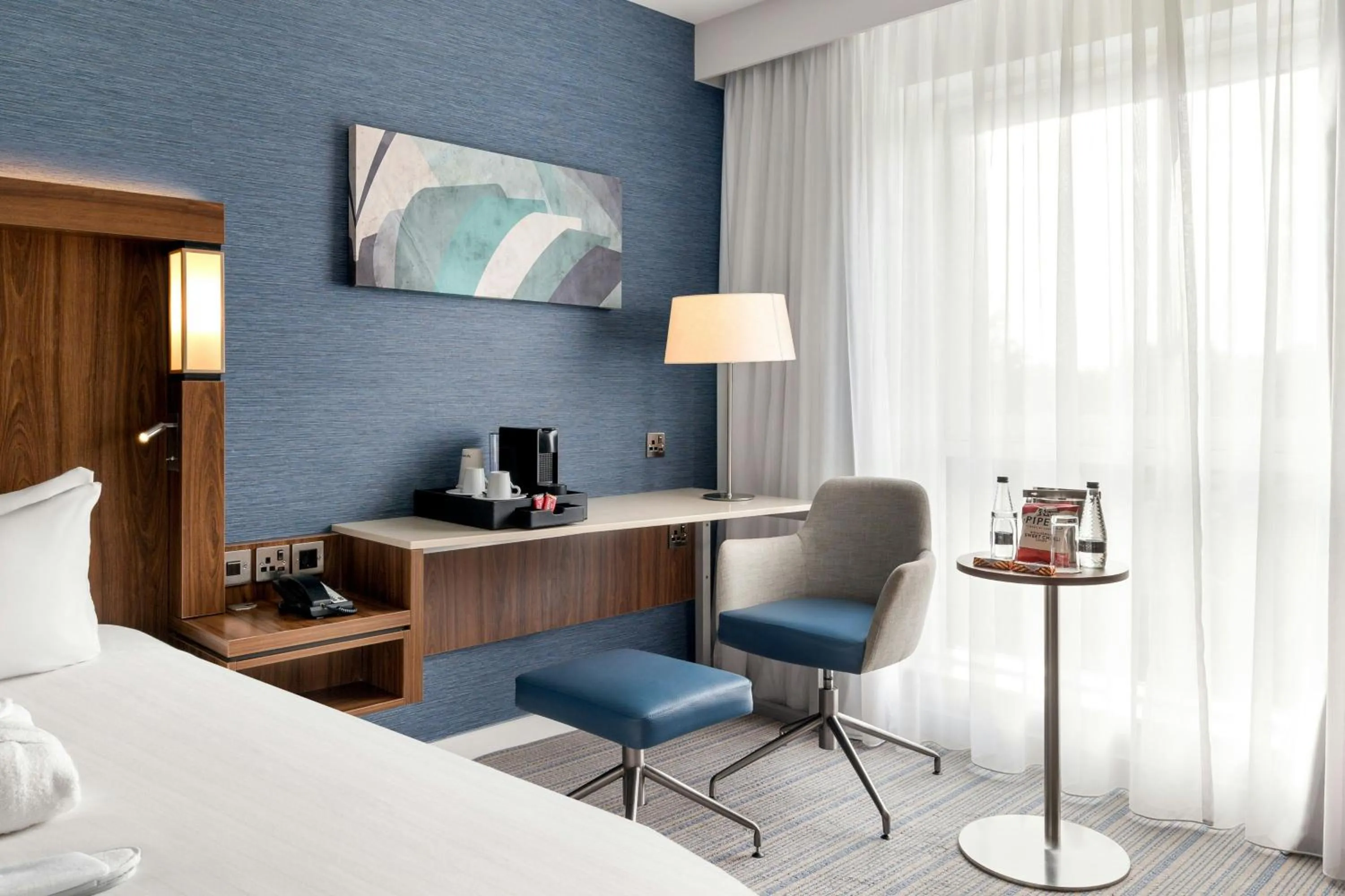 Bedroom, Bed in Courtyard by Marriott Glasgow Airport