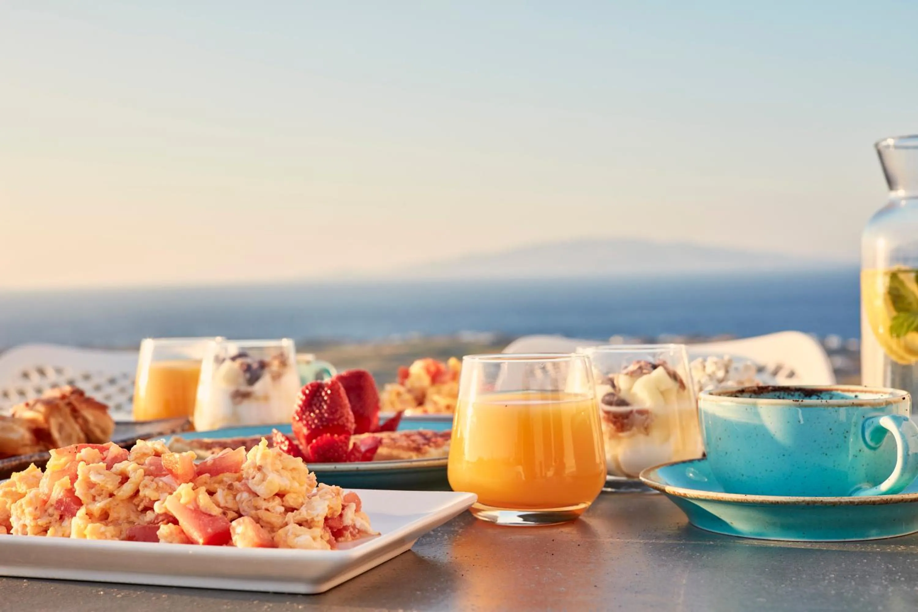 Breakfast in Elysian Santorini