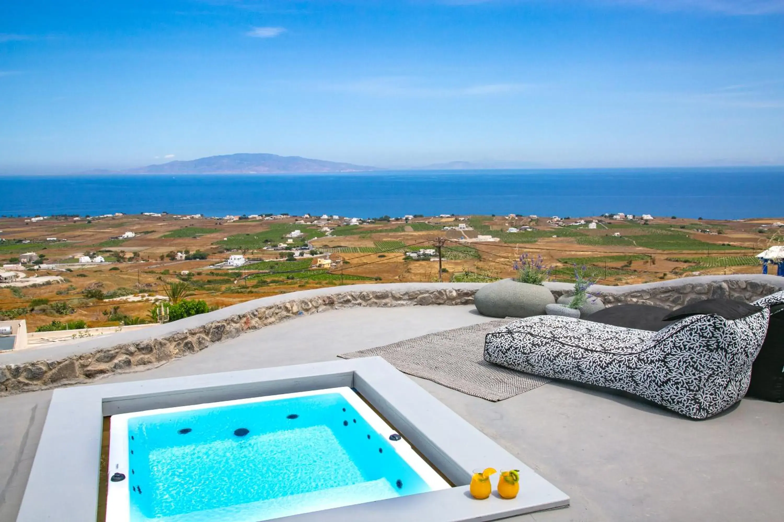Luxury Cave Villa with Plunge Pool, Sea & Sunset View in Elysian Santorini Luxury Cave Villa with Plunge Pool, Sea & Sunset View in Elysian Santorini