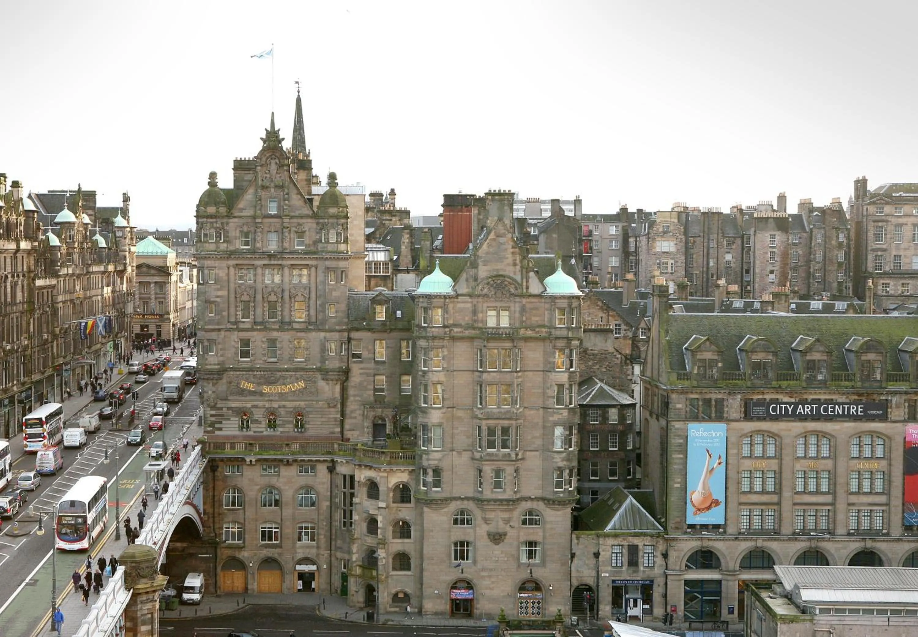 Facade/entrance in The Scotsman Hotel
