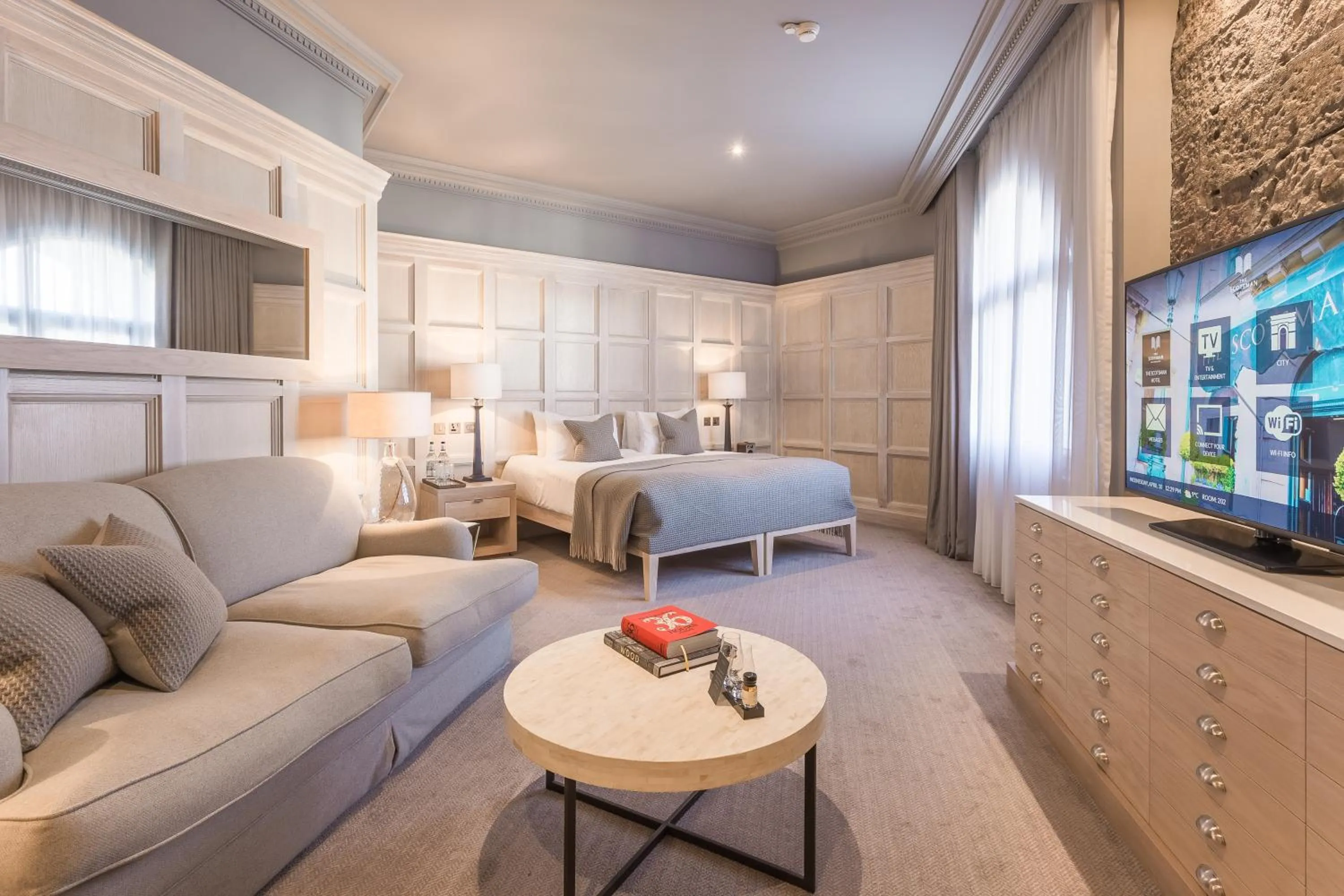 Photo of the whole room in The Scotsman Hotel