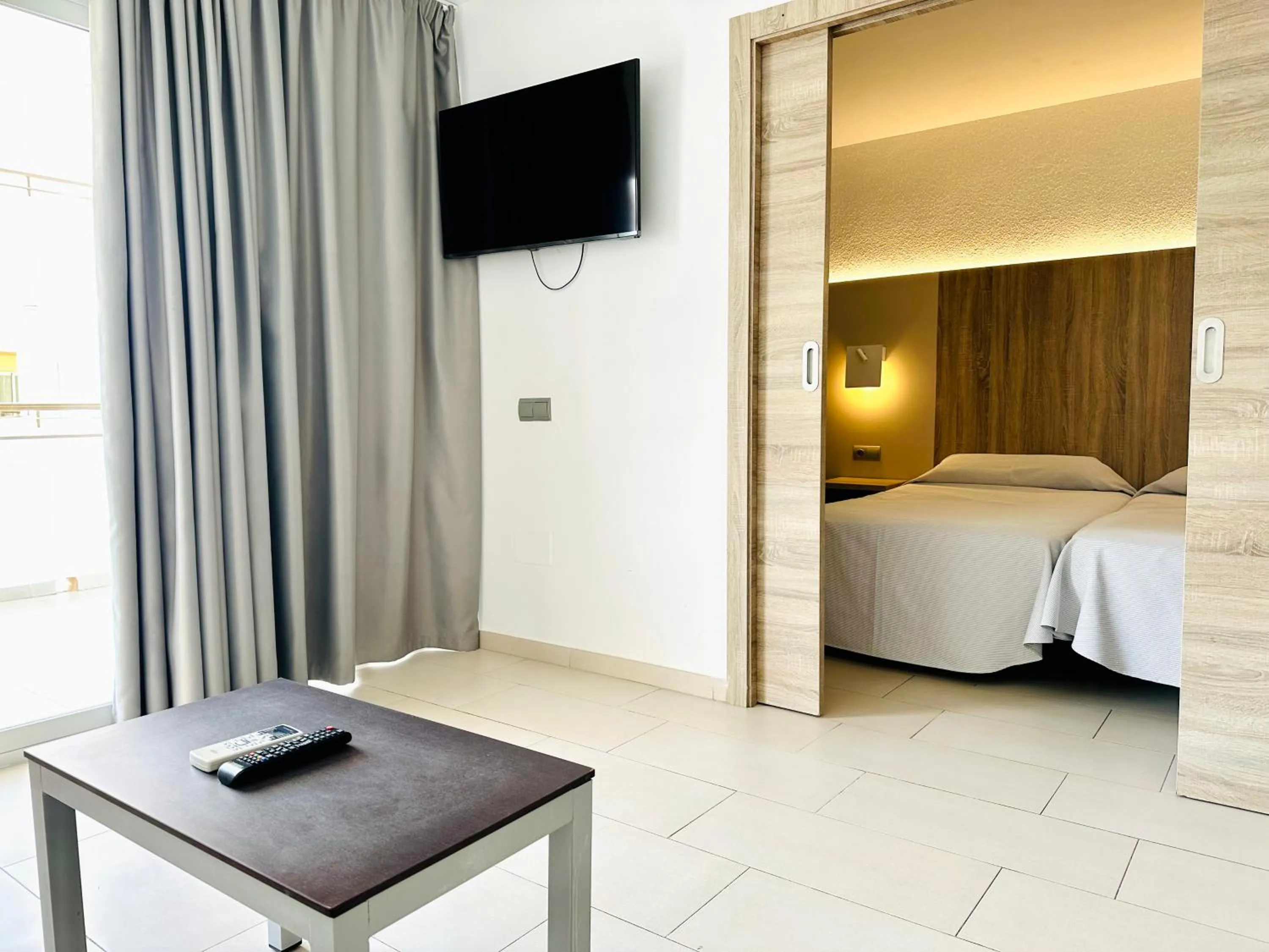 Bed in Apartamentos Jet - Adults Only