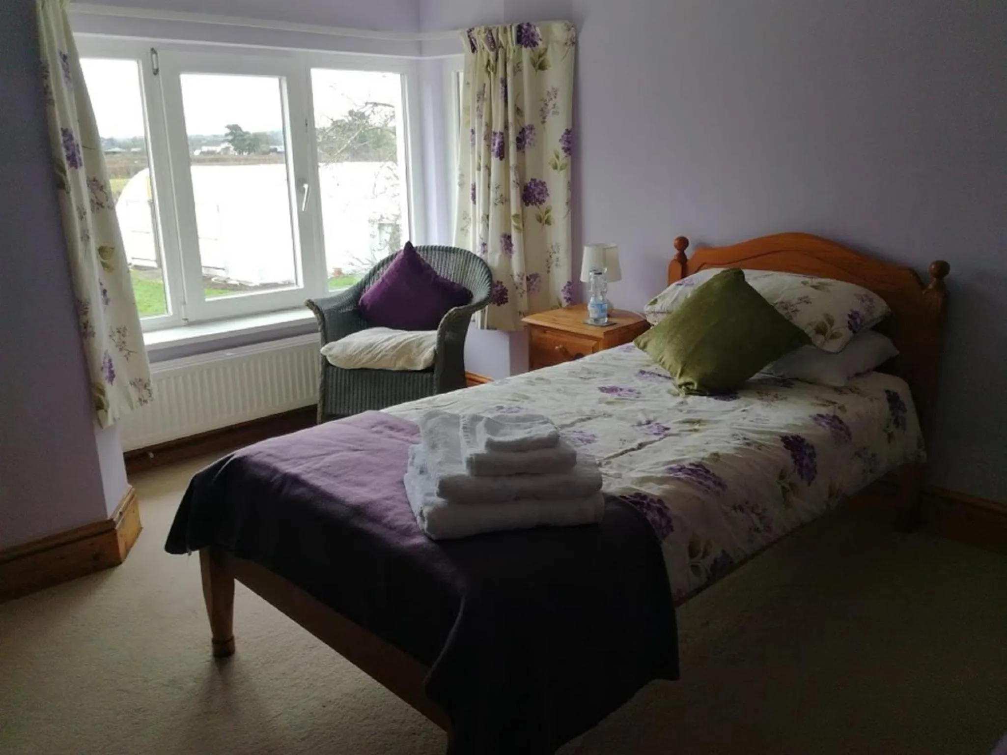 Bedroom, Bed in Ty Newydd