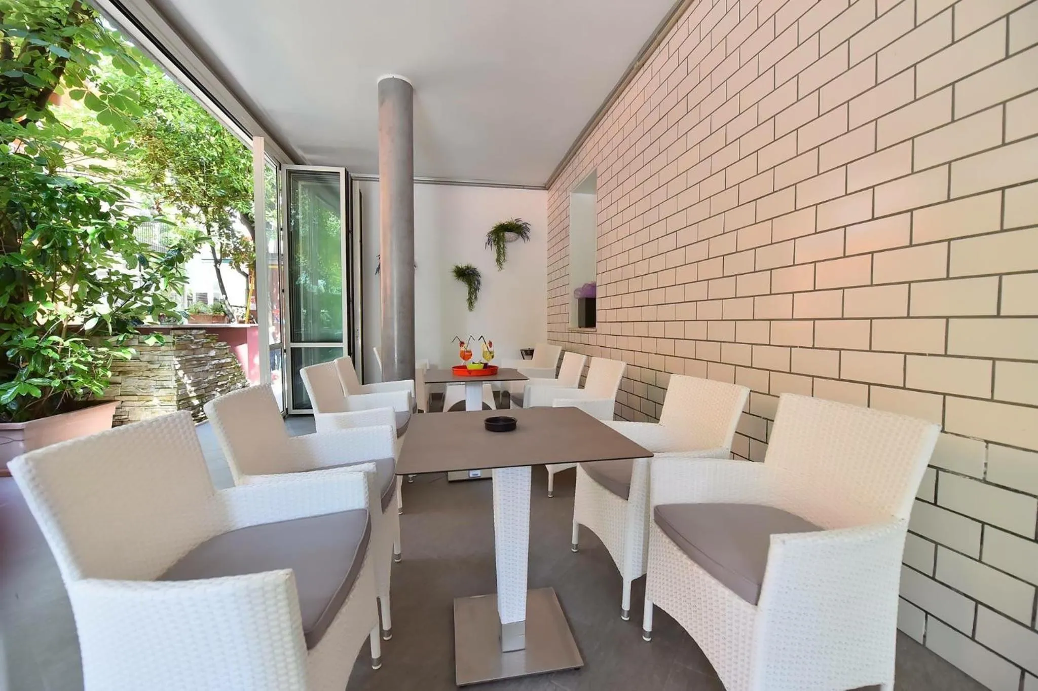 Garden in Hotel Della Motta