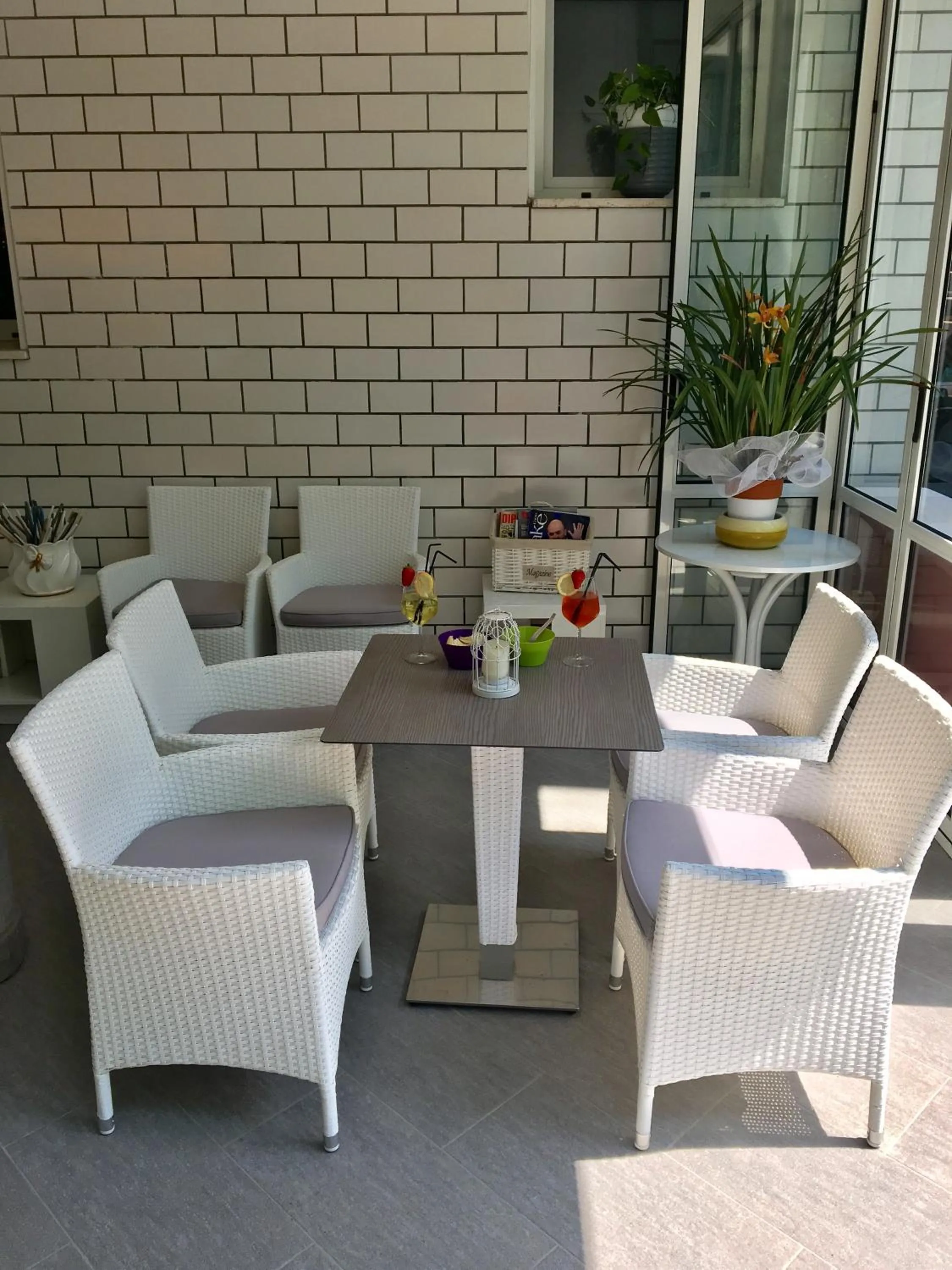 Garden in Hotel Della Motta