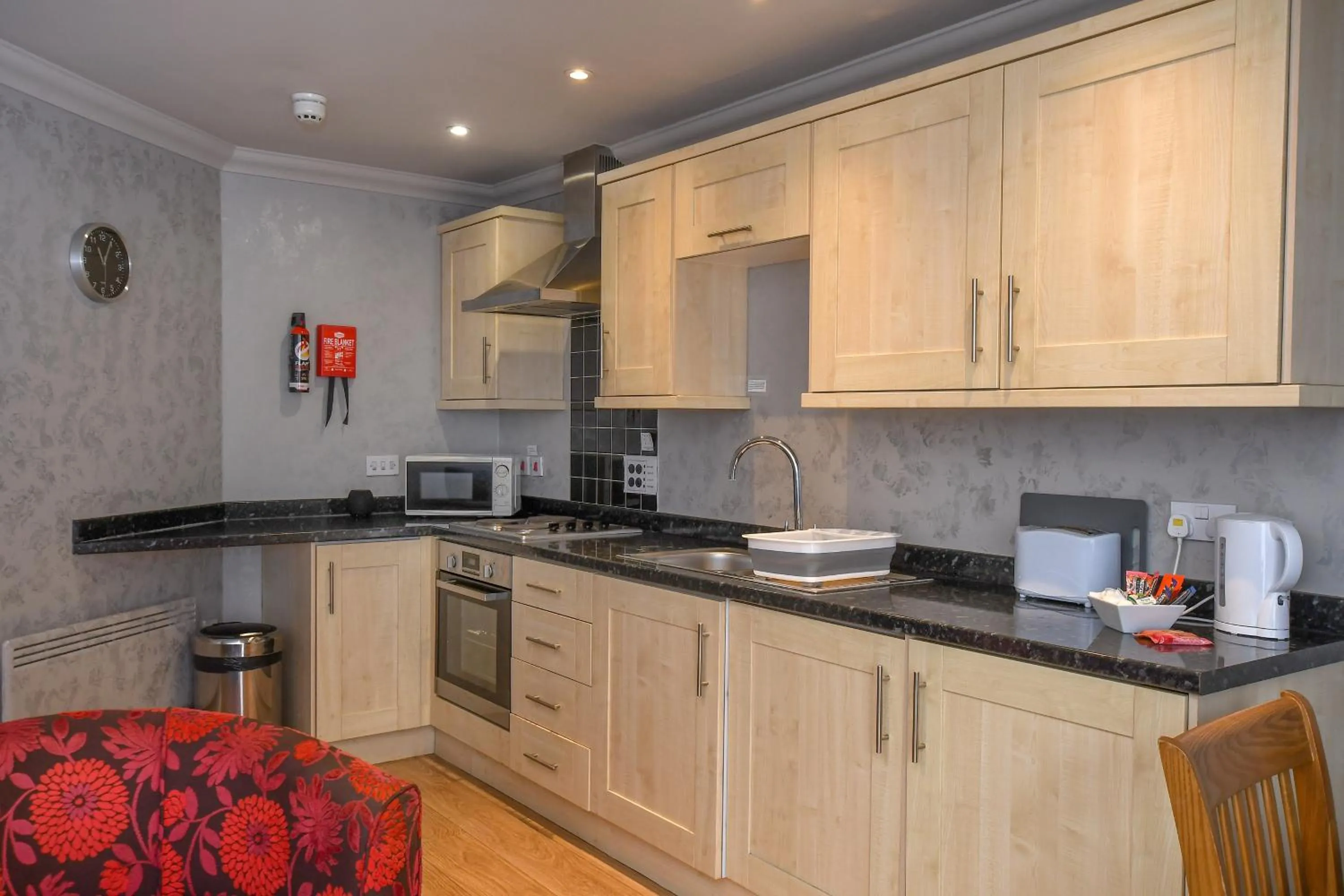Kitchen or kitchenette in The Queens Hotel & Victoria Cloisters Apartments