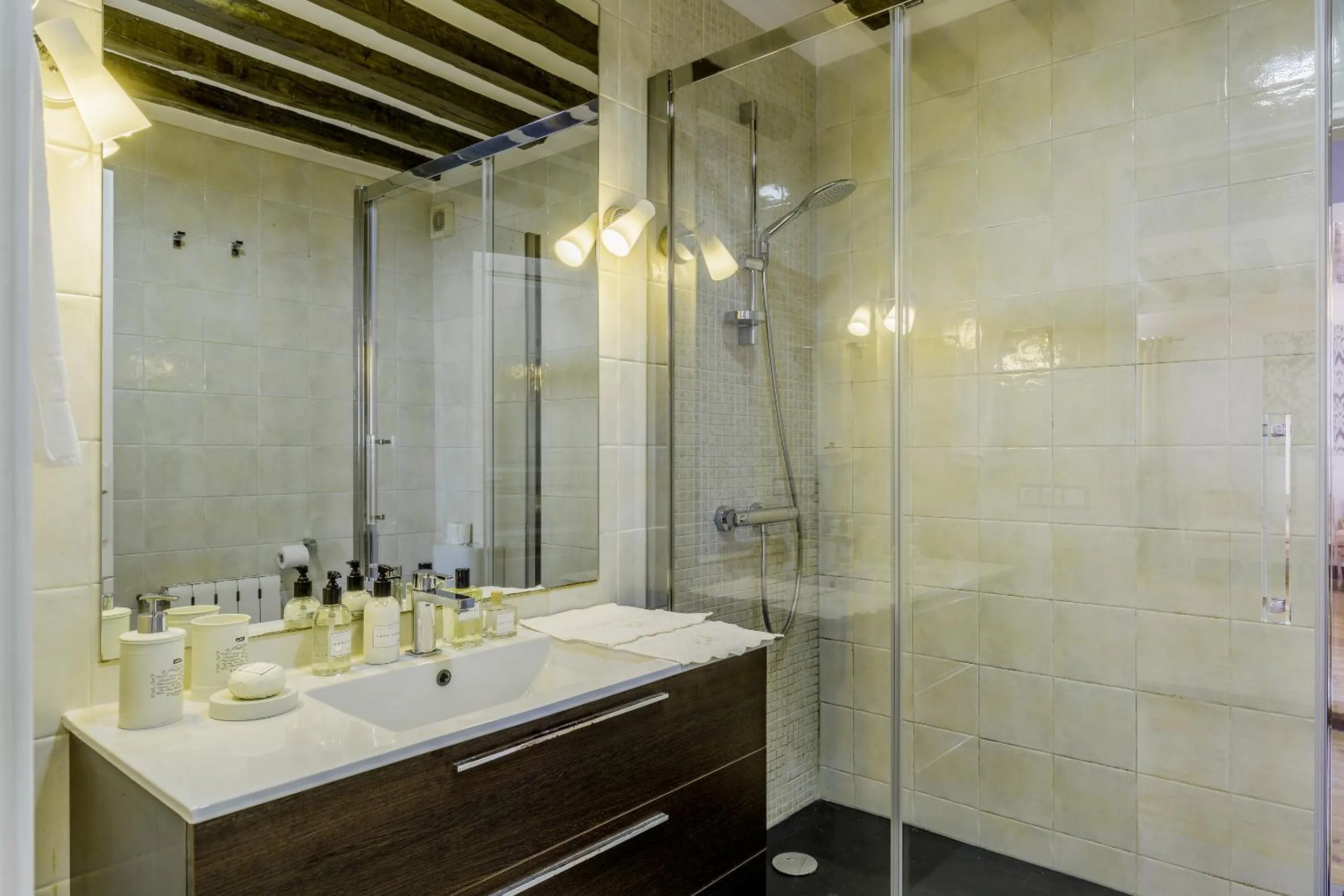Shower in Oriente Palace Apartments