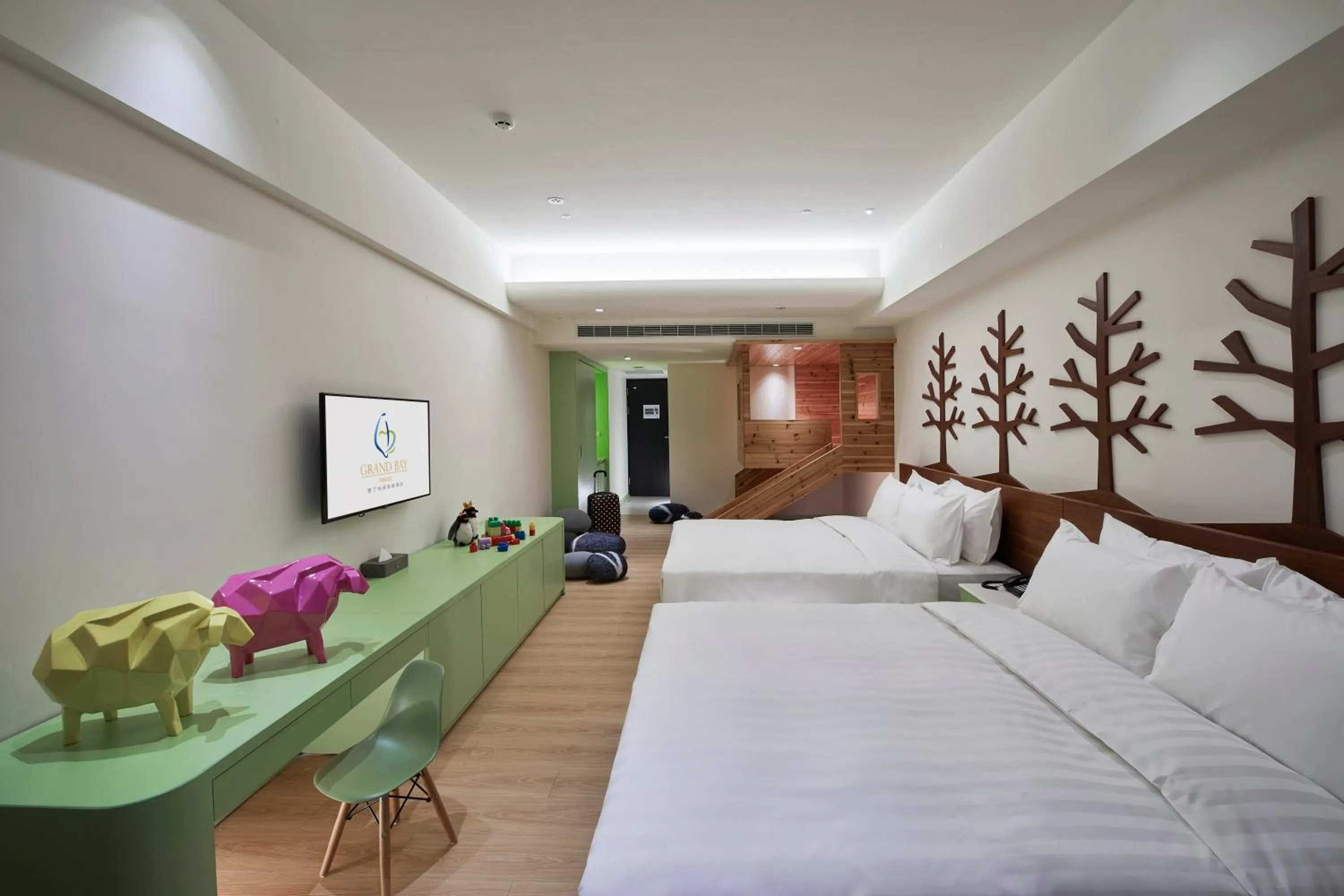 Bed in Grand Bay Resort Hotel