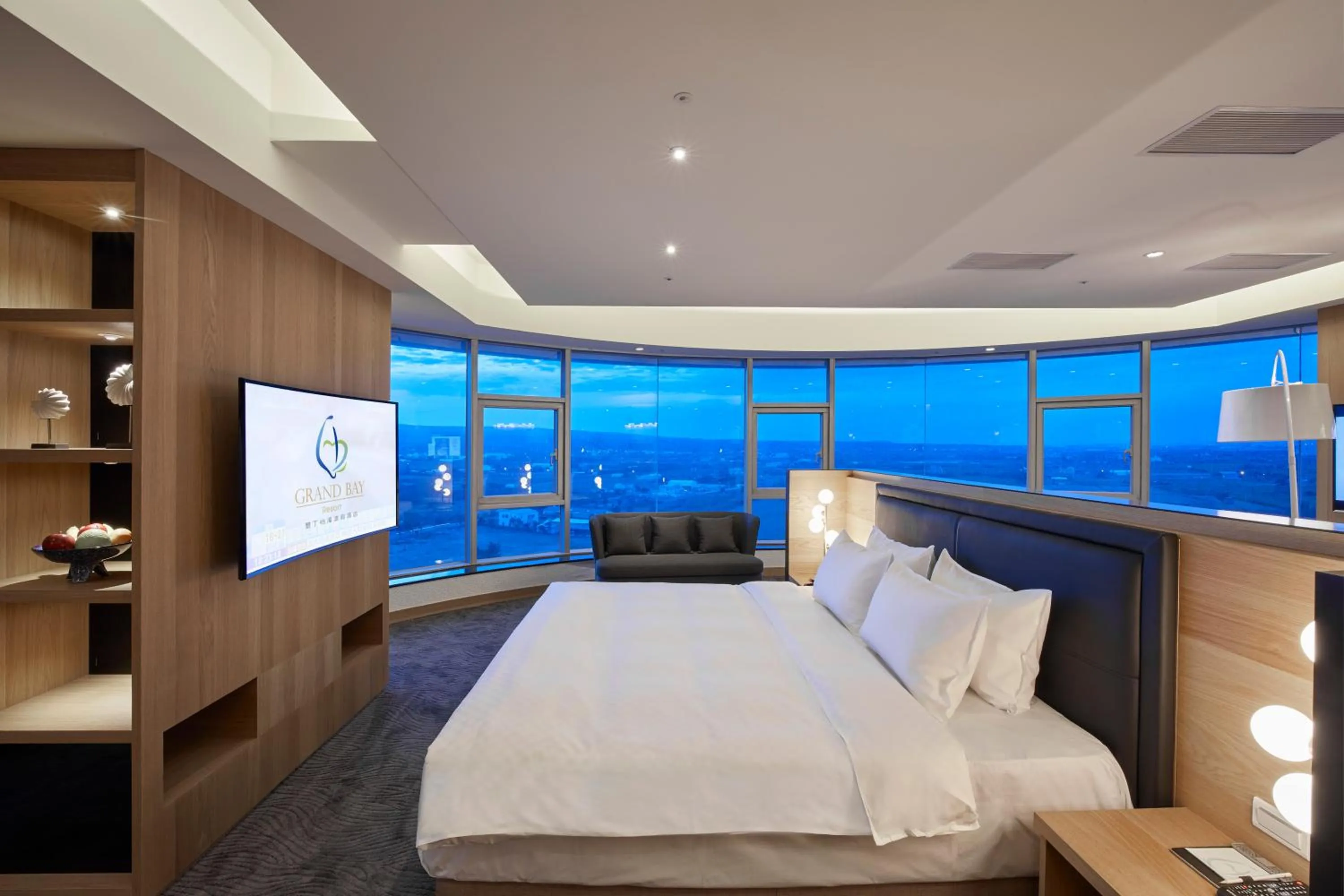 Bed in Grand Bay Resort Hotel