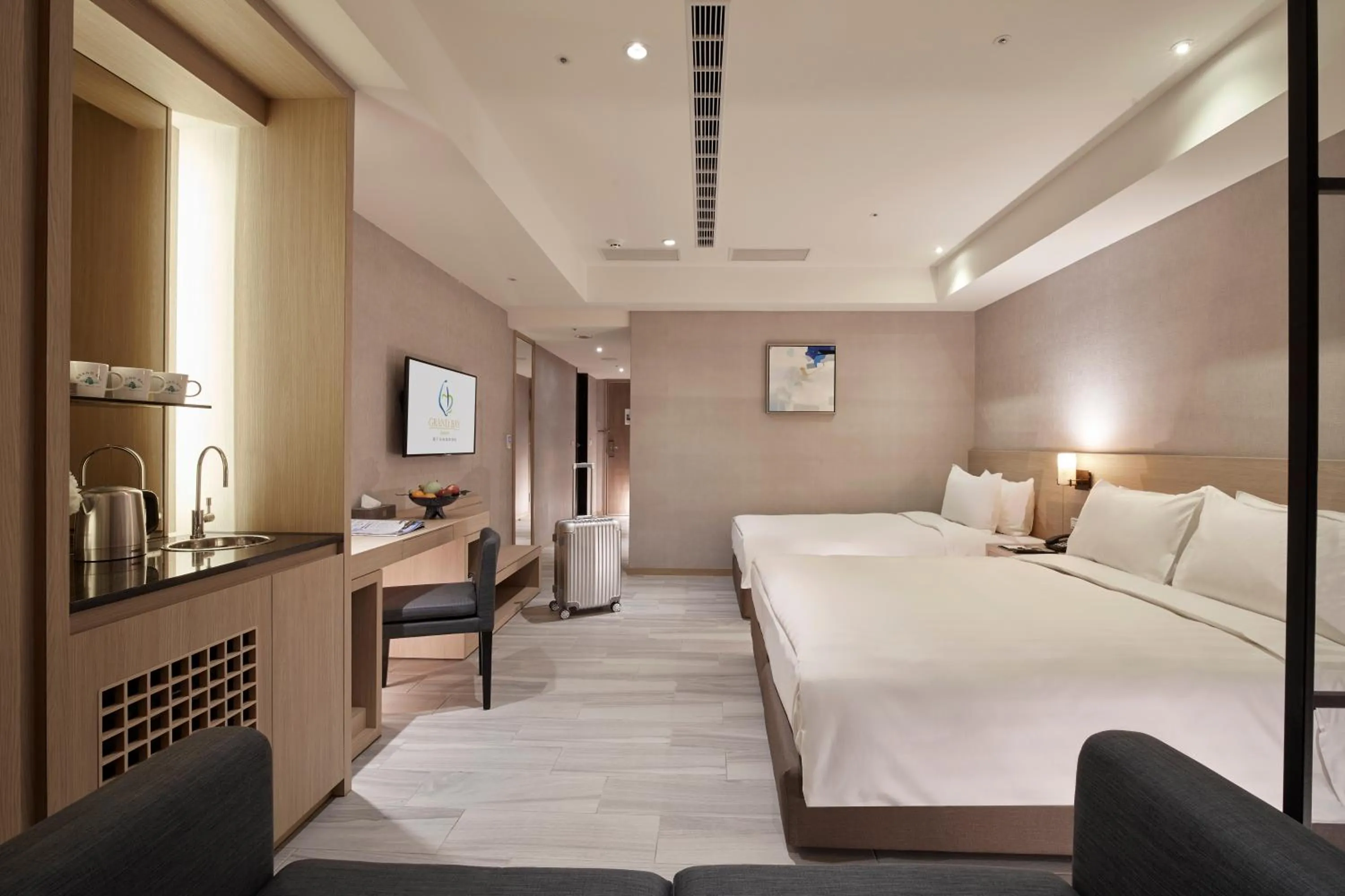 Bed in Grand Bay Resort Hotel