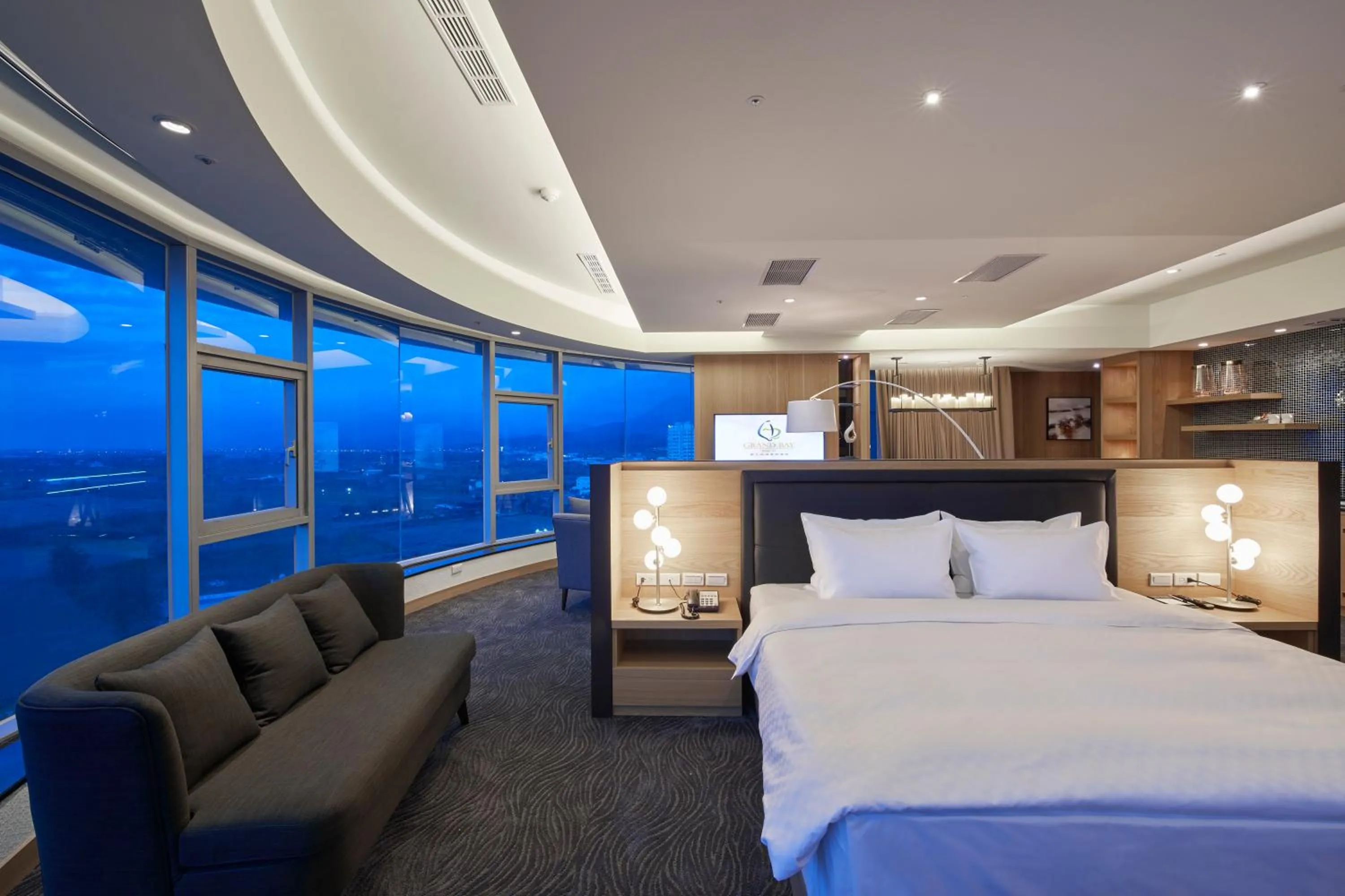 Bed in Grand Bay Resort Hotel