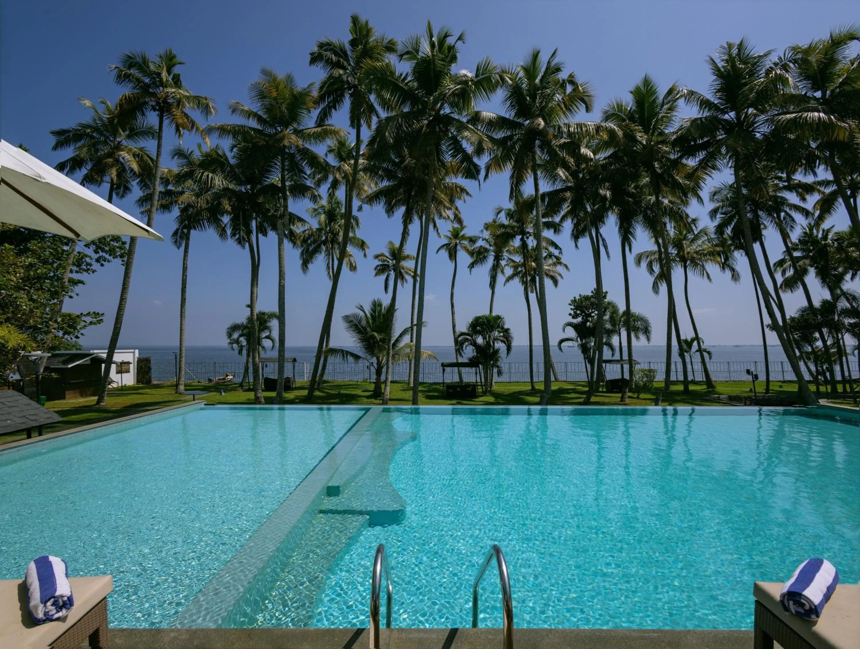 Swimming pool in Lake Canopy Alleppey