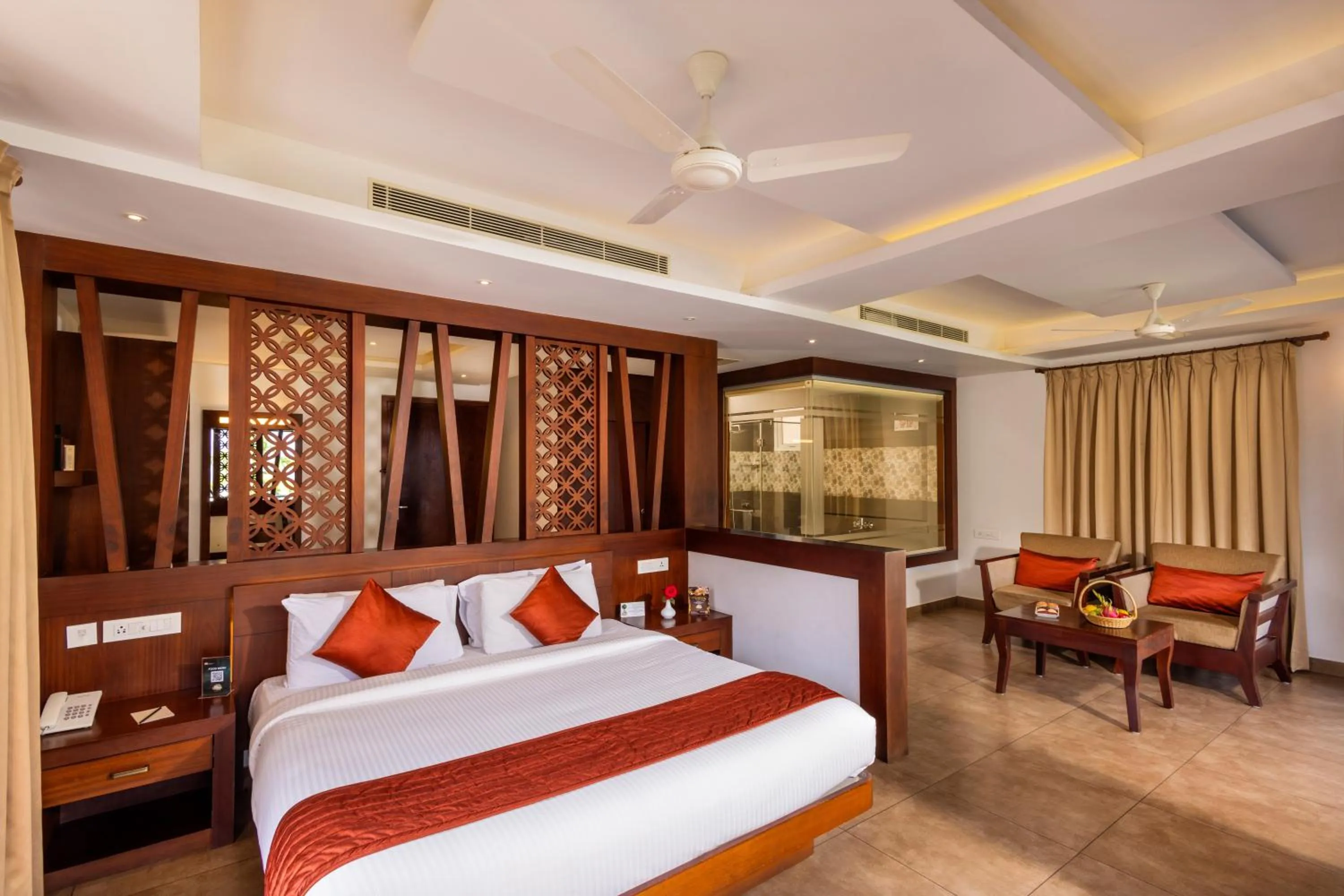 Bedroom, Bed in Lake Canopy Alleppey