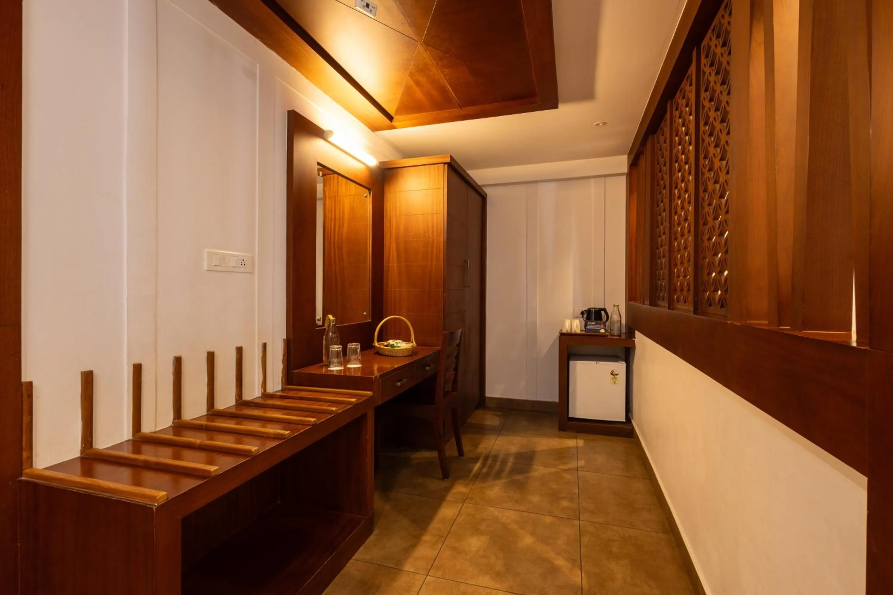 Living room in Lake Canopy Alleppey