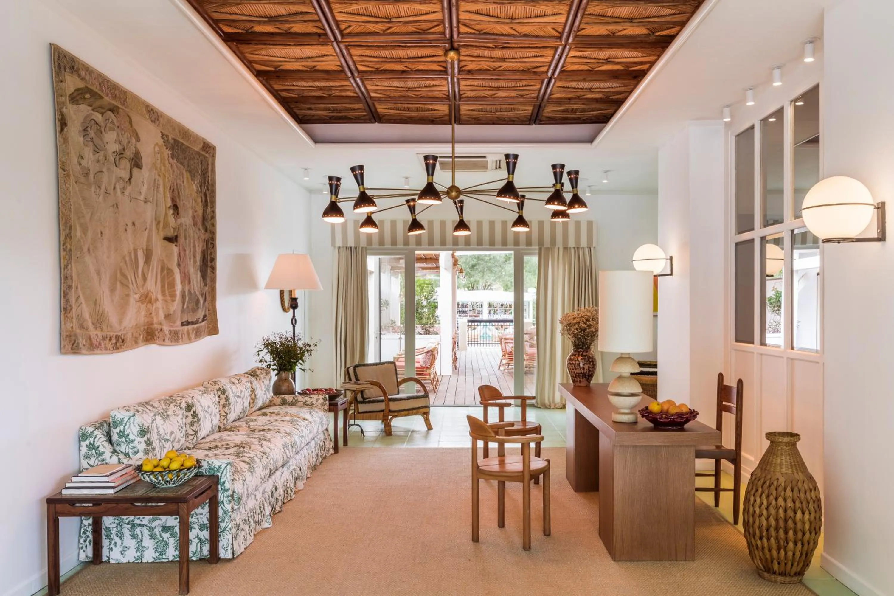 Lobby or reception in Hôtel La Tartane Saint-Tropez