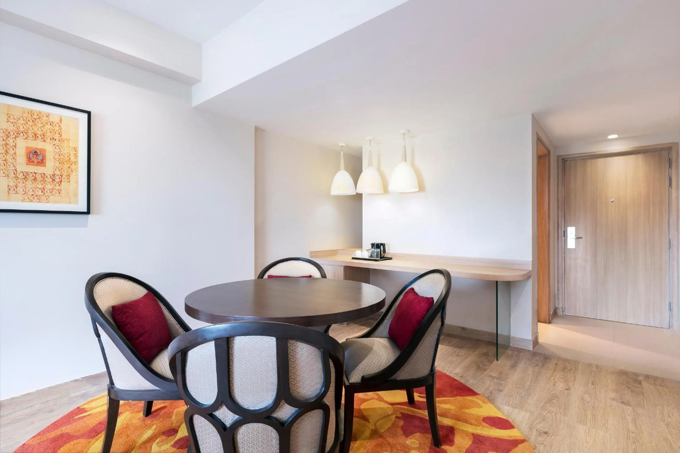 Dining area in Oaks Bodhgaya