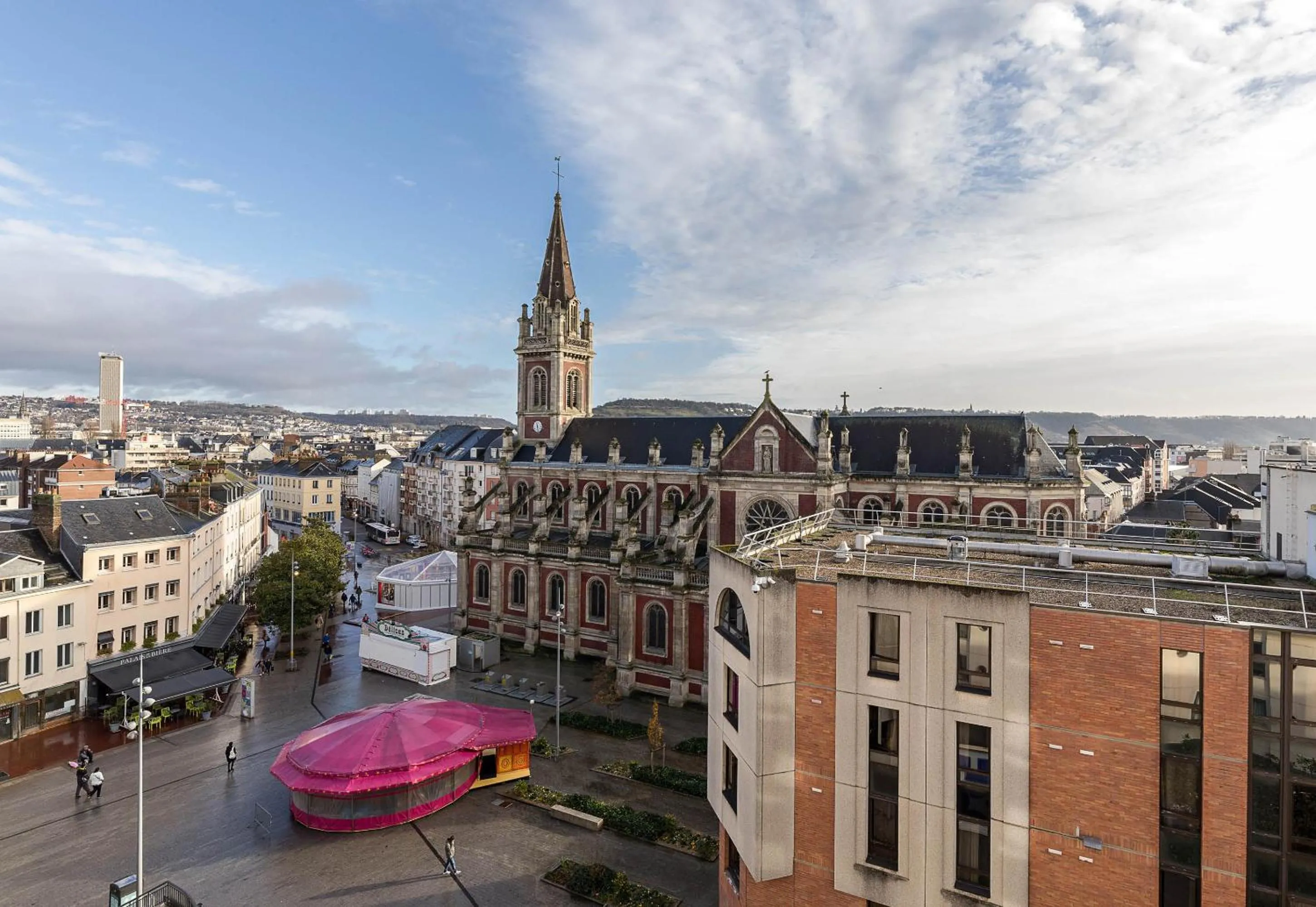 City view in B&B HOTEL Rouen Centre