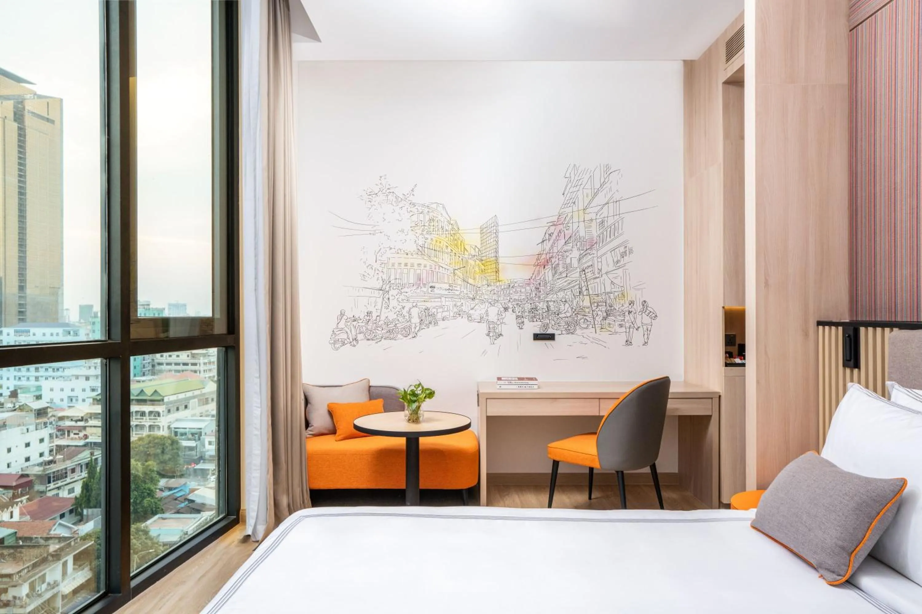 Bedroom, Bed in Capri by Fraser, Phnom Penh